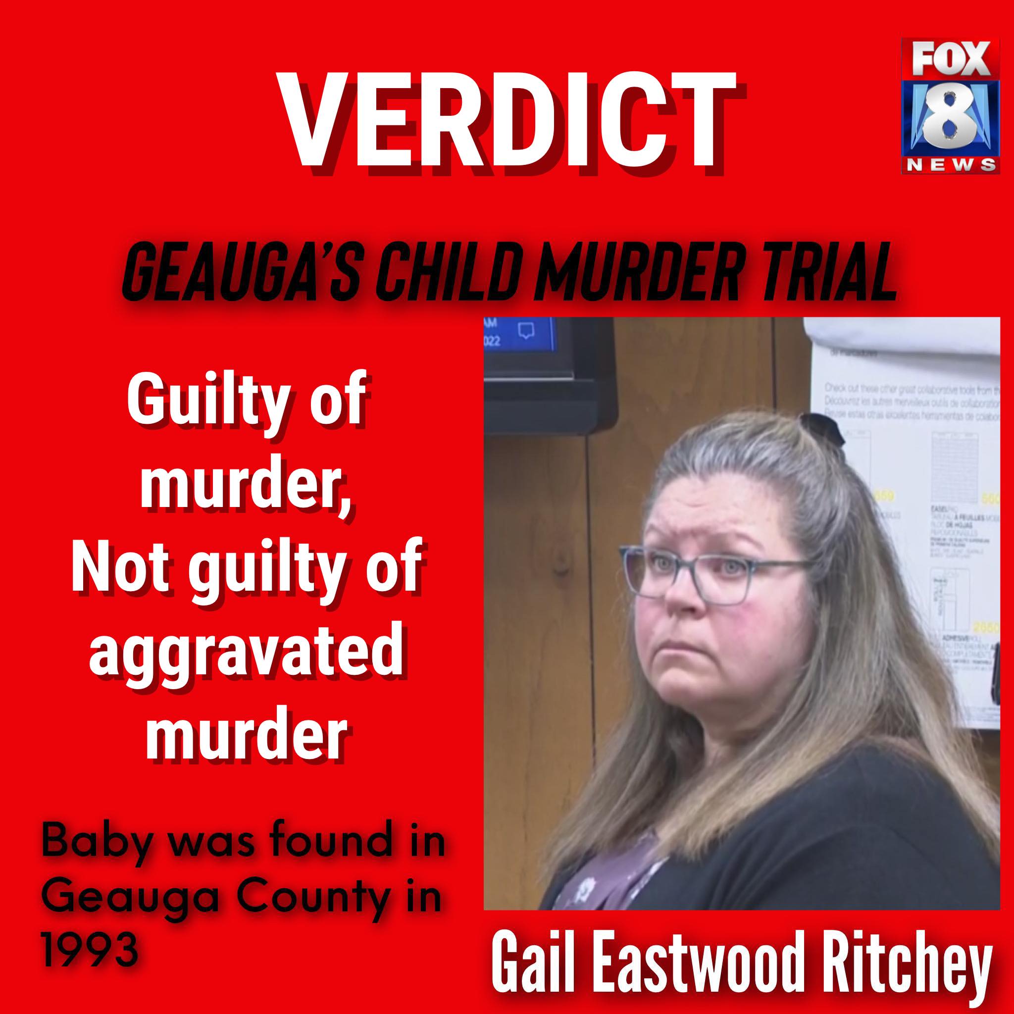 Fox 8 News - The jury found Gail Eastwood Ritchey guilty... | Facebook