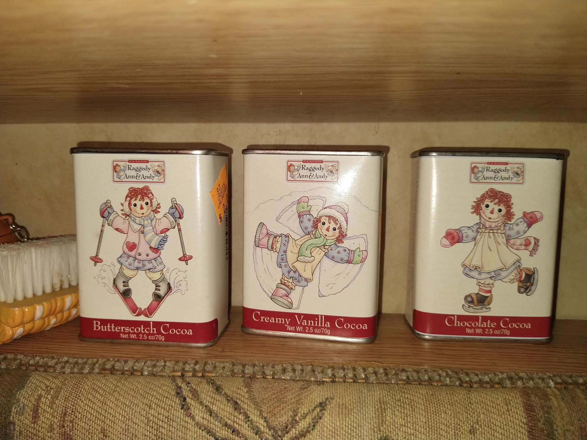 Raggedy Ann & Andy Cocoa Tins Collection and Sales