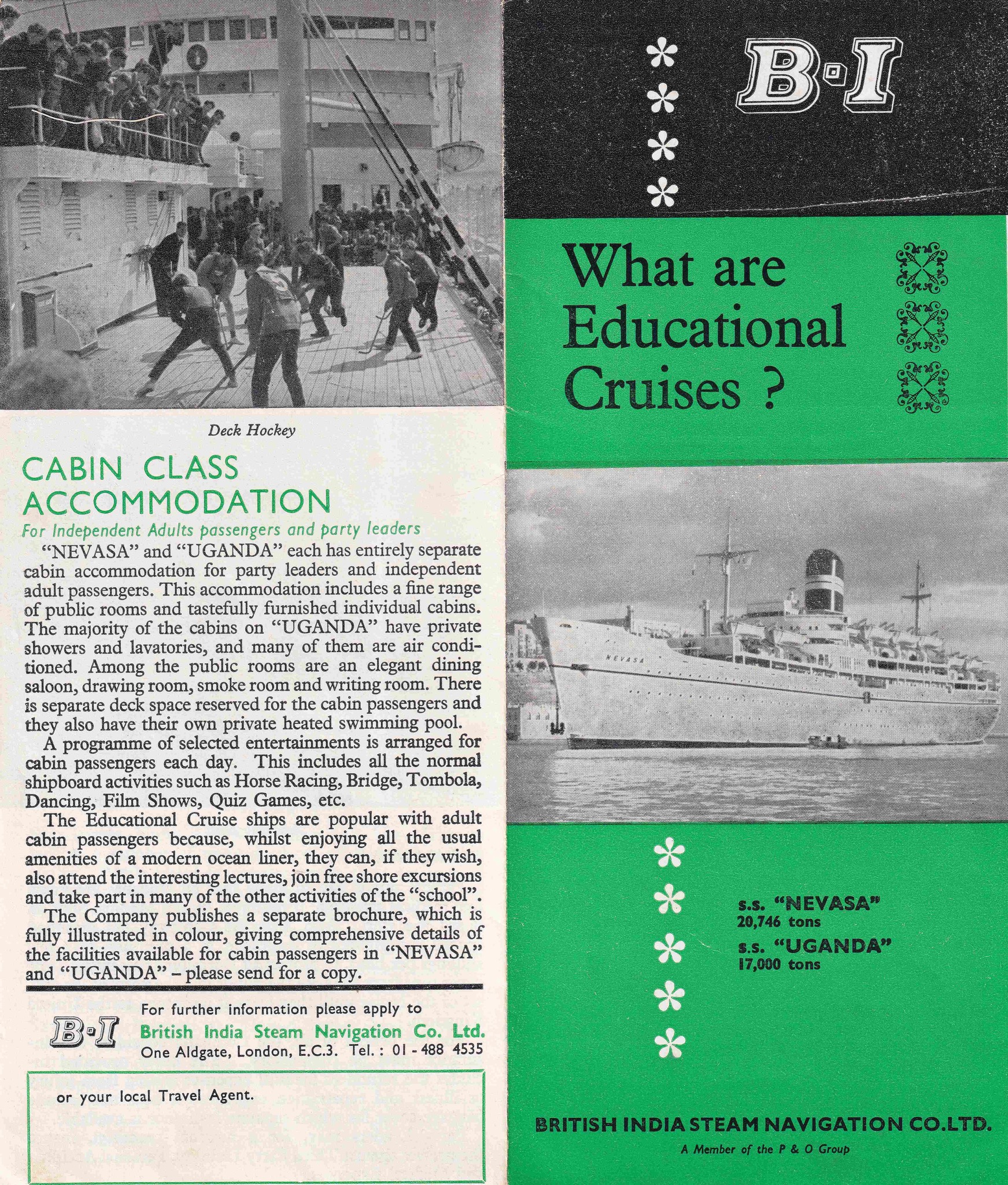 MS Devonia, MS Dunera & SS Nevasa School Cruises 1961 - 1975 1967 ...