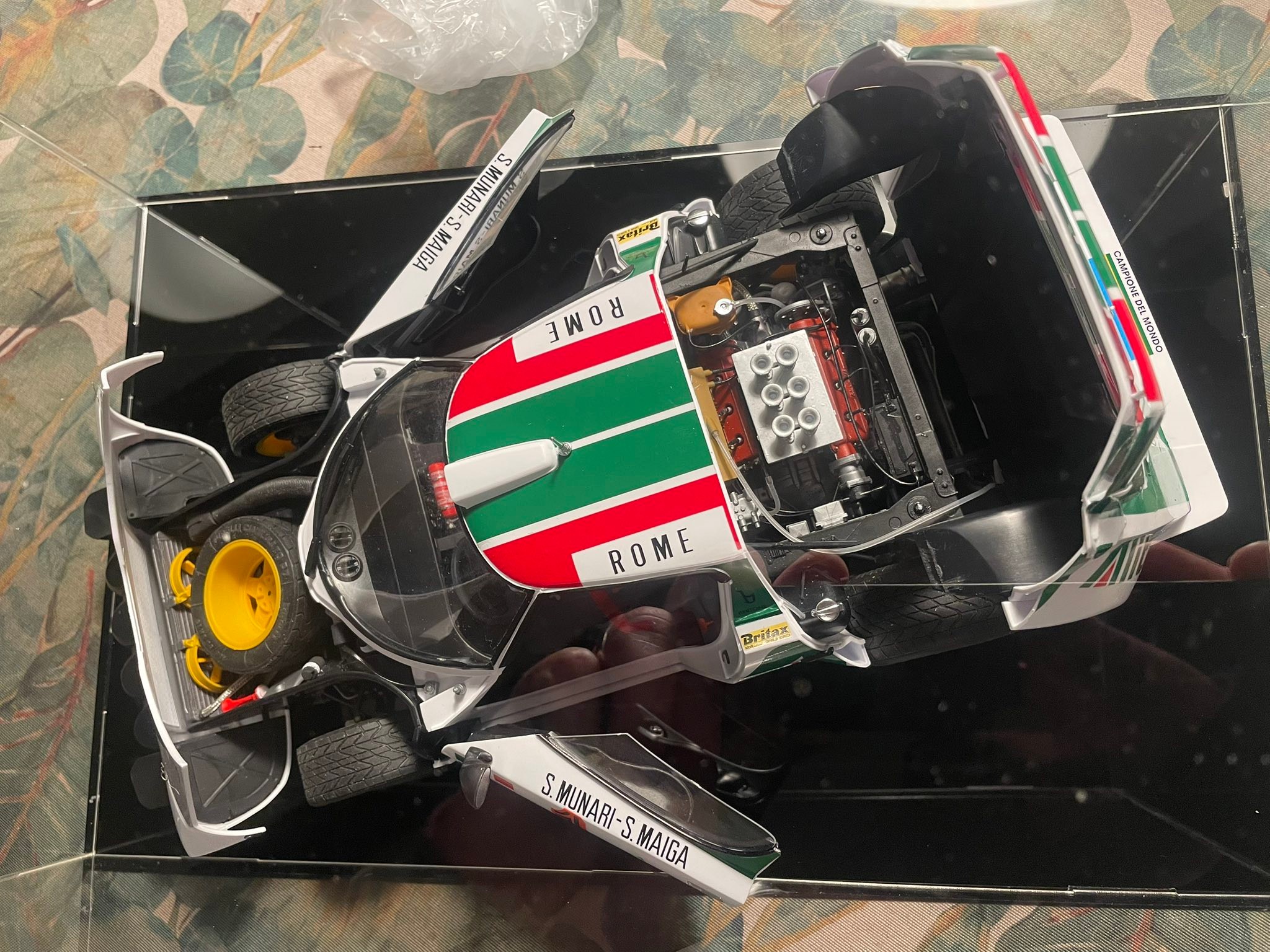The new Italeri Lancia Stratos HF 1:12. Lovely kit to build.