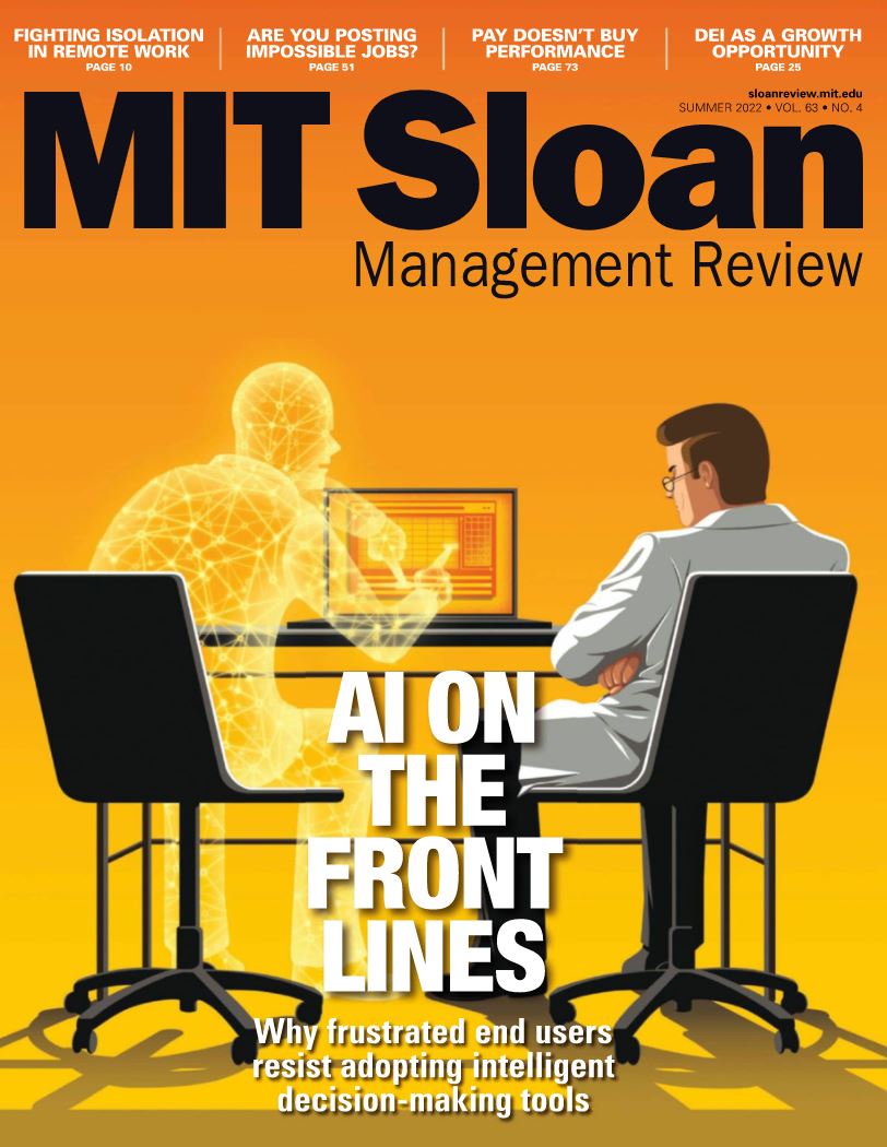 Magazines International - 【MIT Sloan Management Review 】 SUMMER 2022 In ...