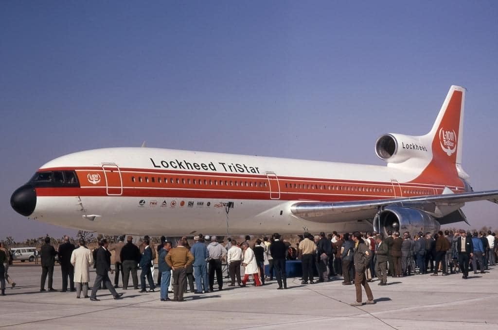 Lockheed L-1011 Tristar display model from 1973