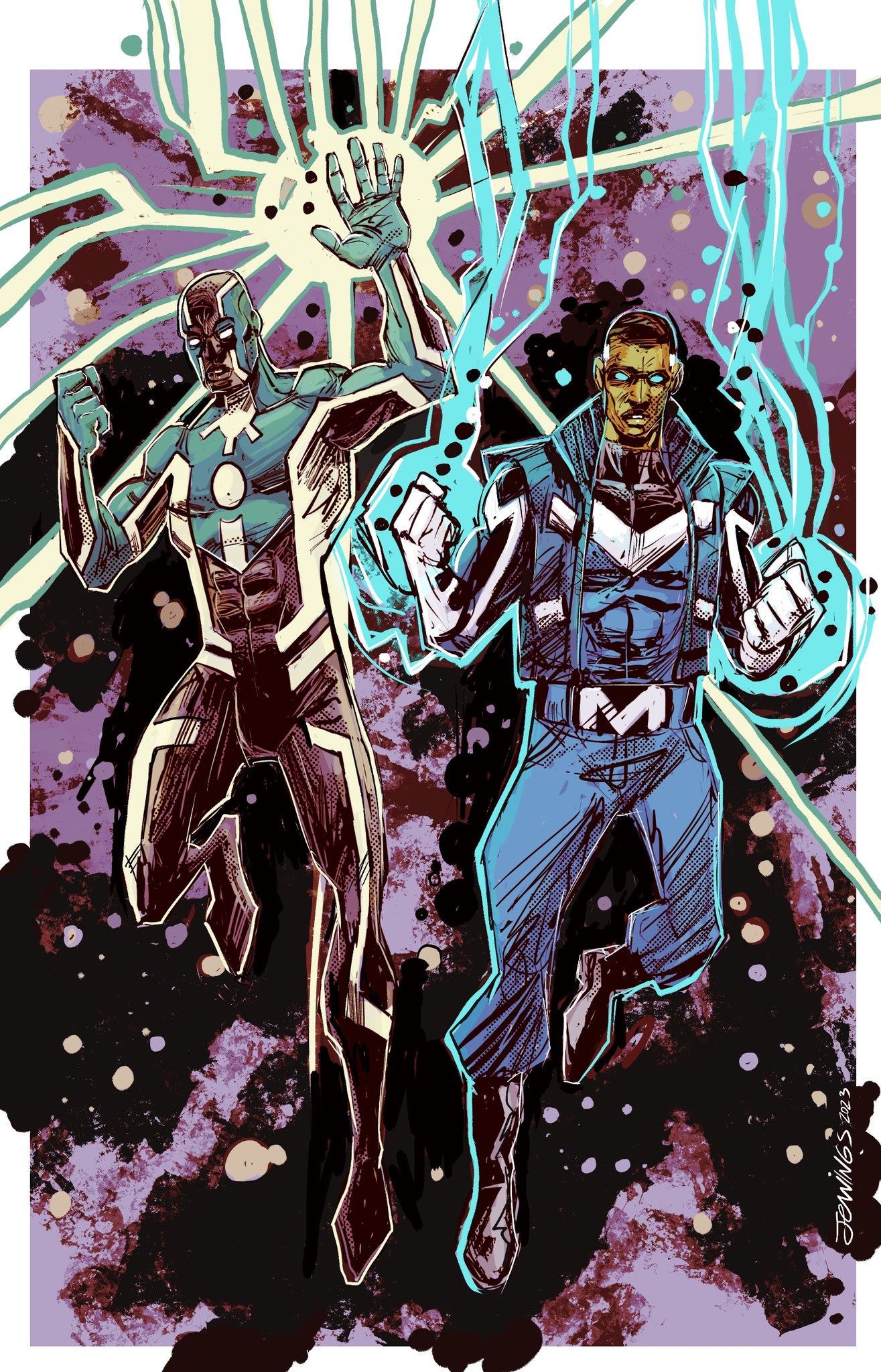 Blue Marvel and Ghost Light team up for cosmic adventure