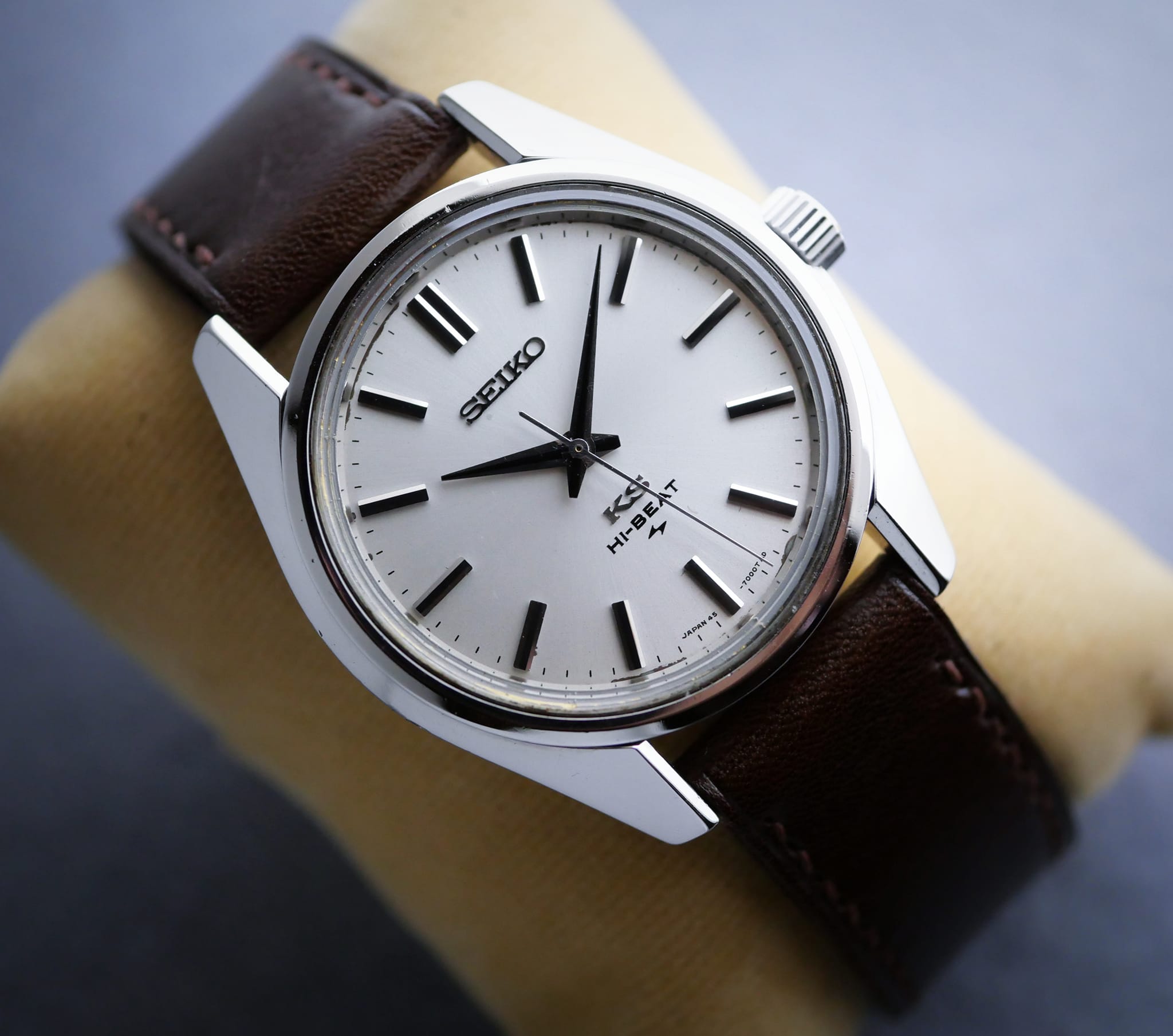 1968 King Seiko 45-7000 watch with Daini 4500A movement