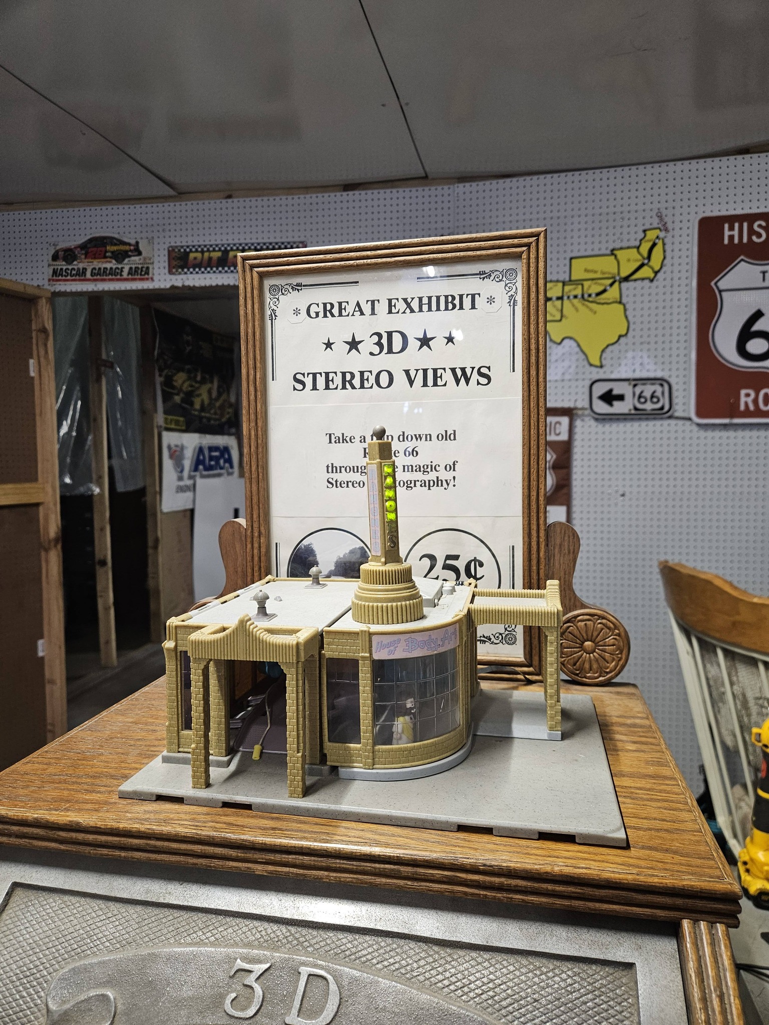Rout 66 Moonshine Motorsports Museum at Shamrock Texas is a fun