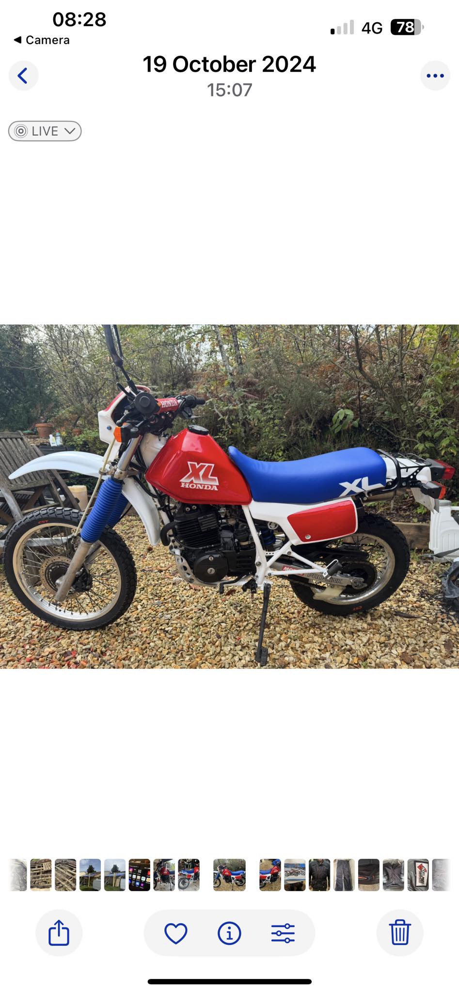 1982 Honda xlr 600 for sale France 08:28 Camera < 4G 78 19 October