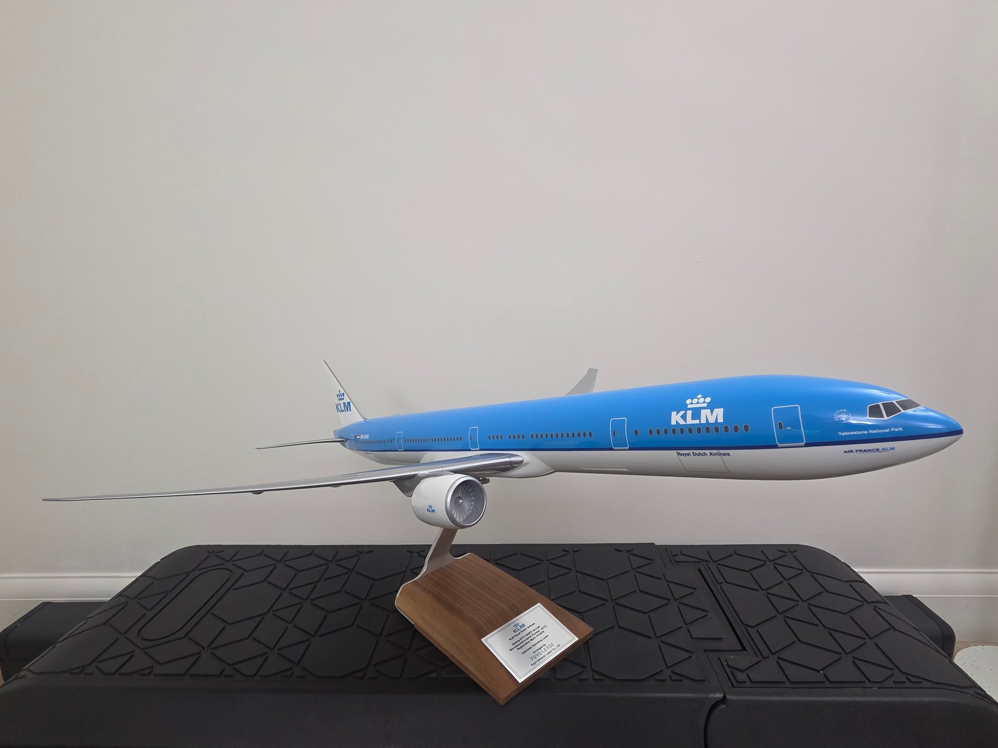 KLM 777-300ER model. 1:100th scale. Made by PacMin in the USA