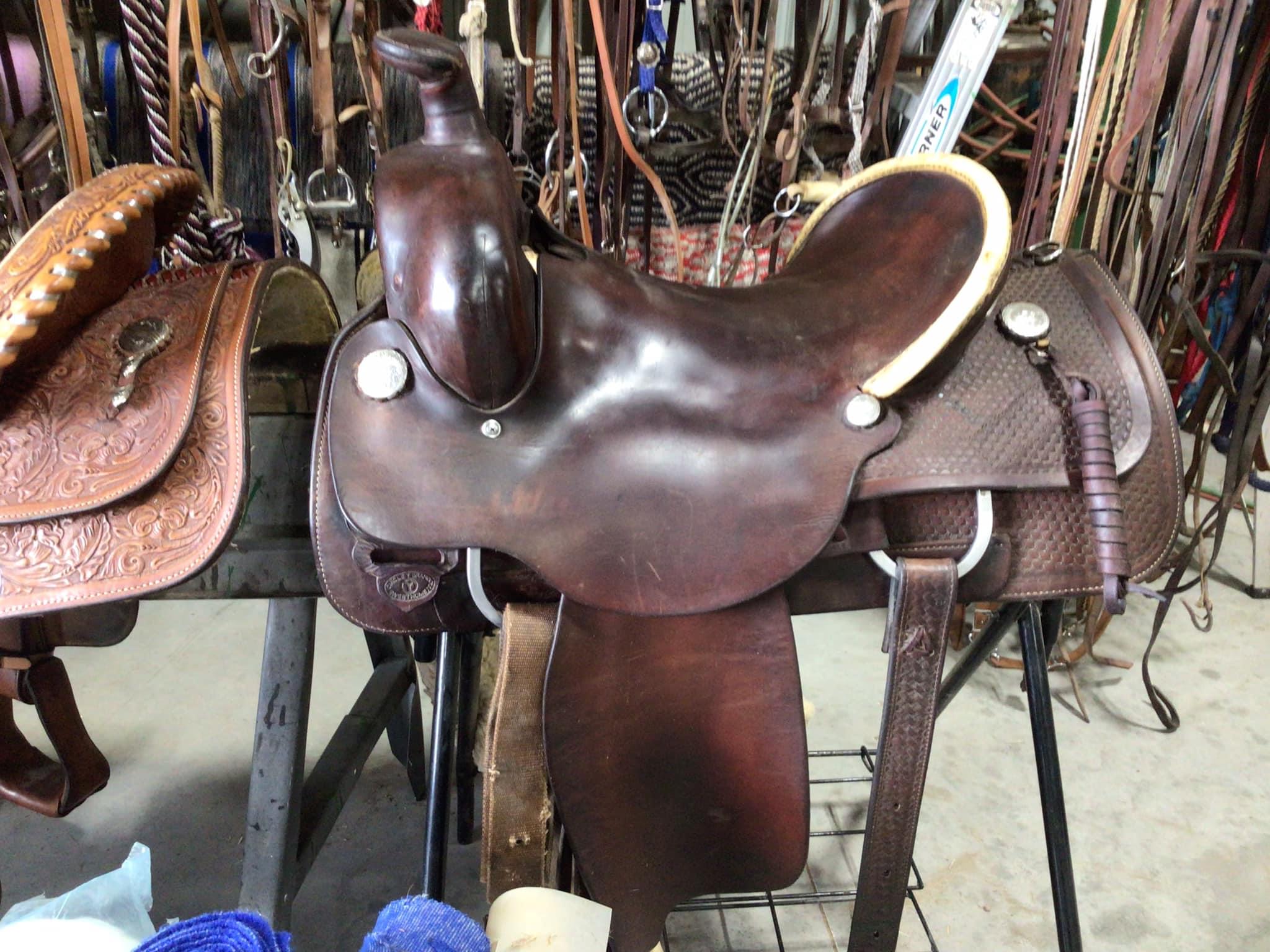 Tack Sale: Crates 15 inch excellent condition, Circle Y 15 inch, Circle ...