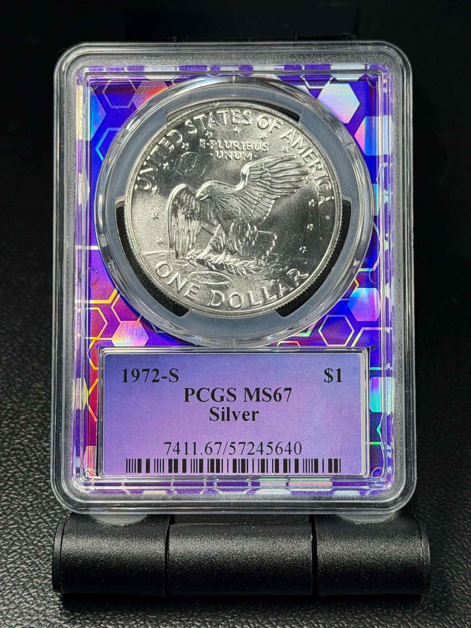 1976 Eisenhower silver dollar PCGS MS 67 for sale