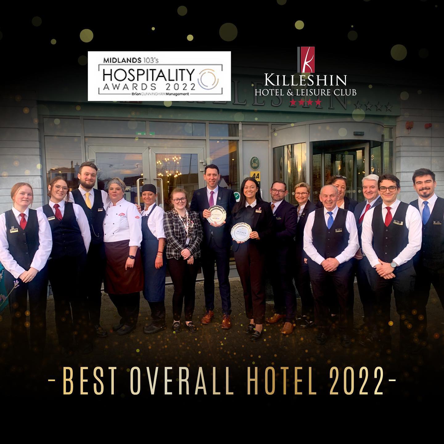 The Killeshin - We were delighted to pick up the 𝘽𝙚𝙨𝙩 𝙊𝙫𝙚𝙧𝙖𝙡𝙡 𝙃𝙤𝙩𝙚𝙡 ...