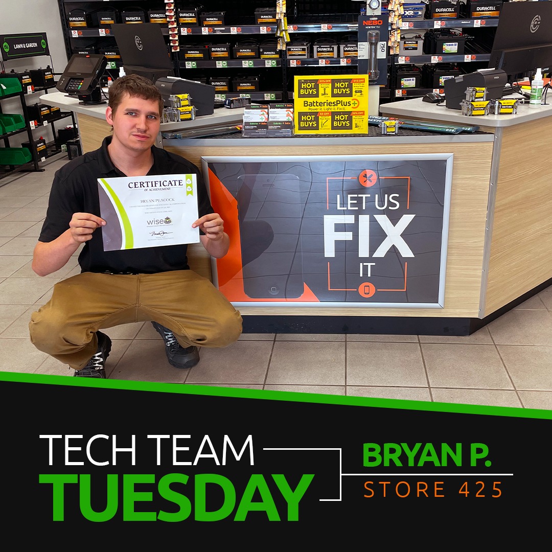 Batteries - Let’s talk tech during National Repair Done Right Month ...