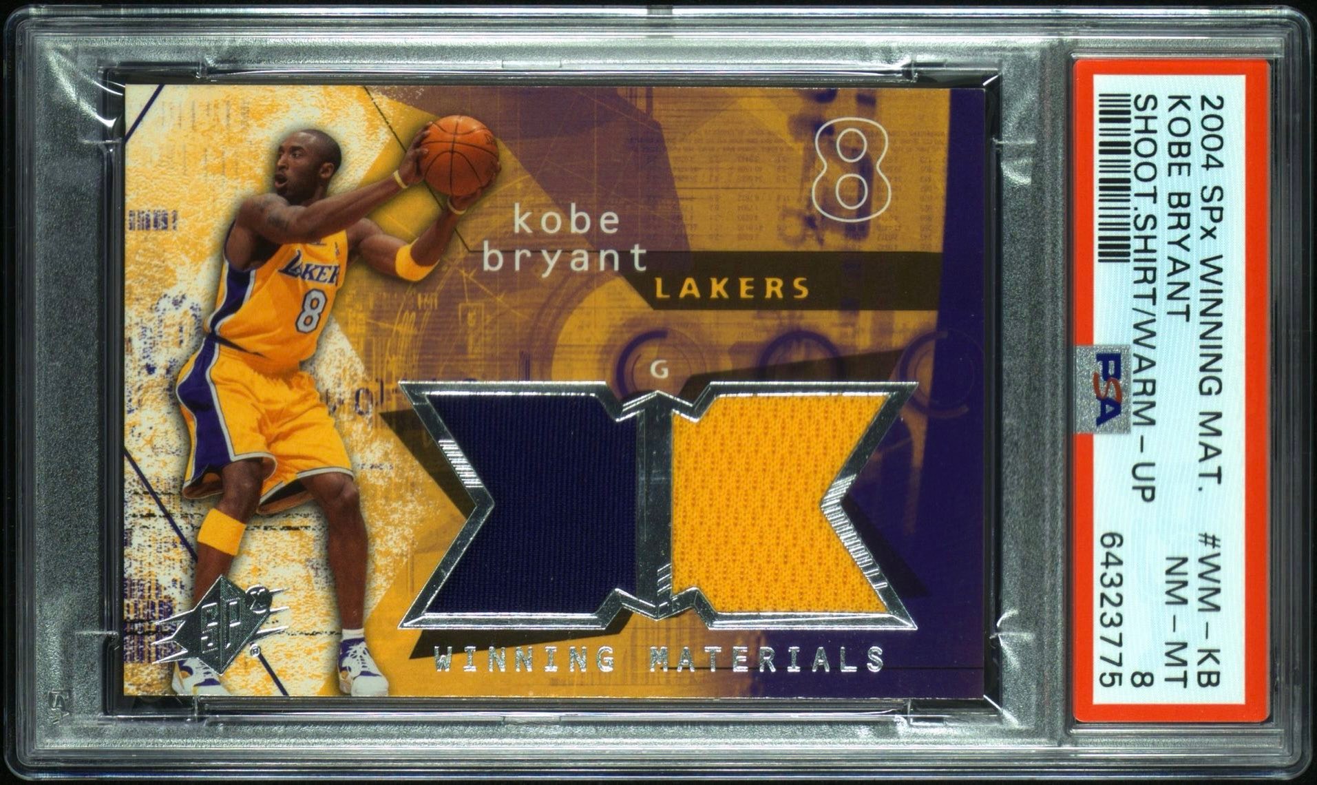 Kobe Bryant game-used all-star gear