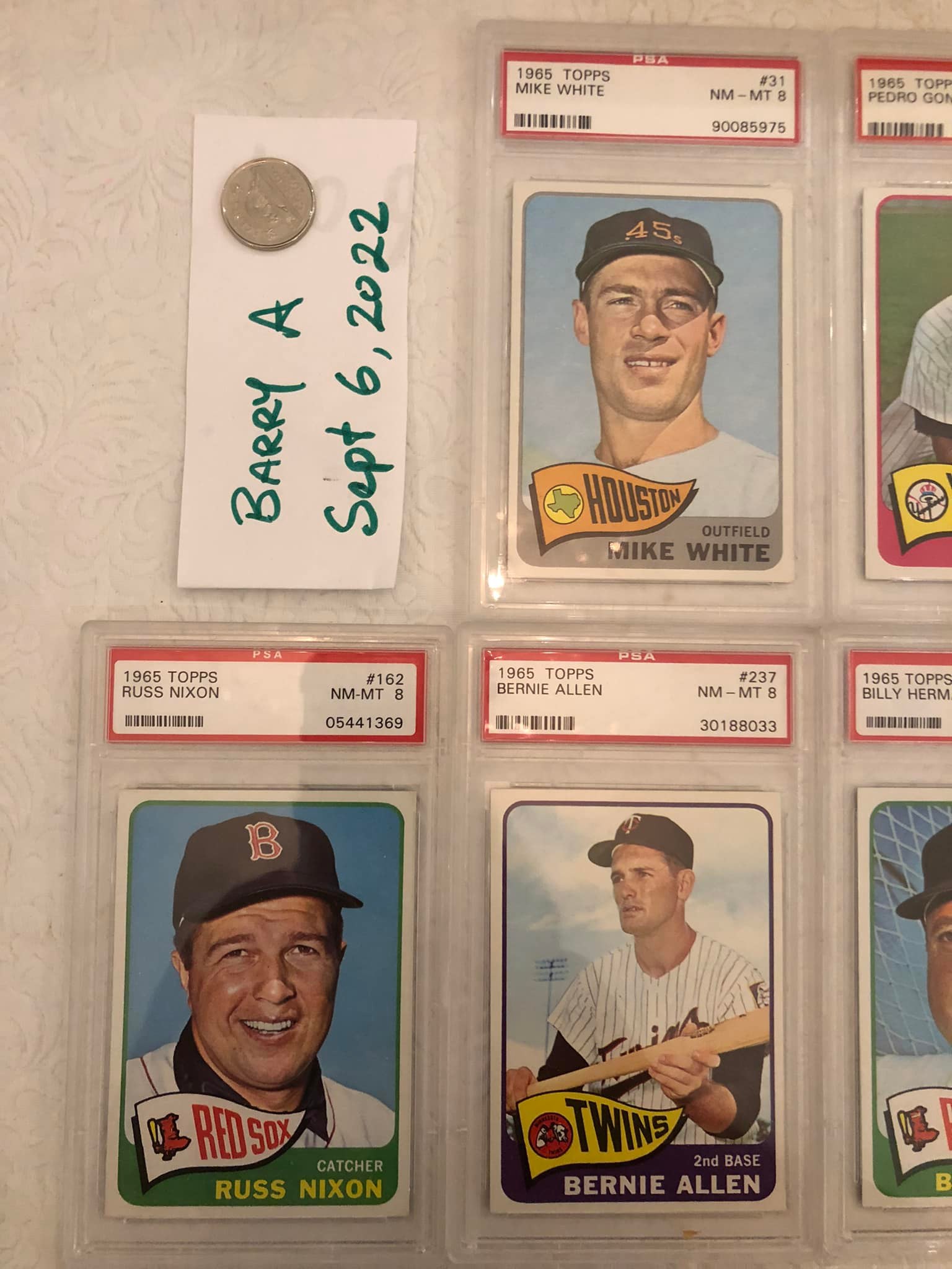 PSA-graded for sale** 1961 Topps 99 Don Buddin PSA 6 $20 1961 