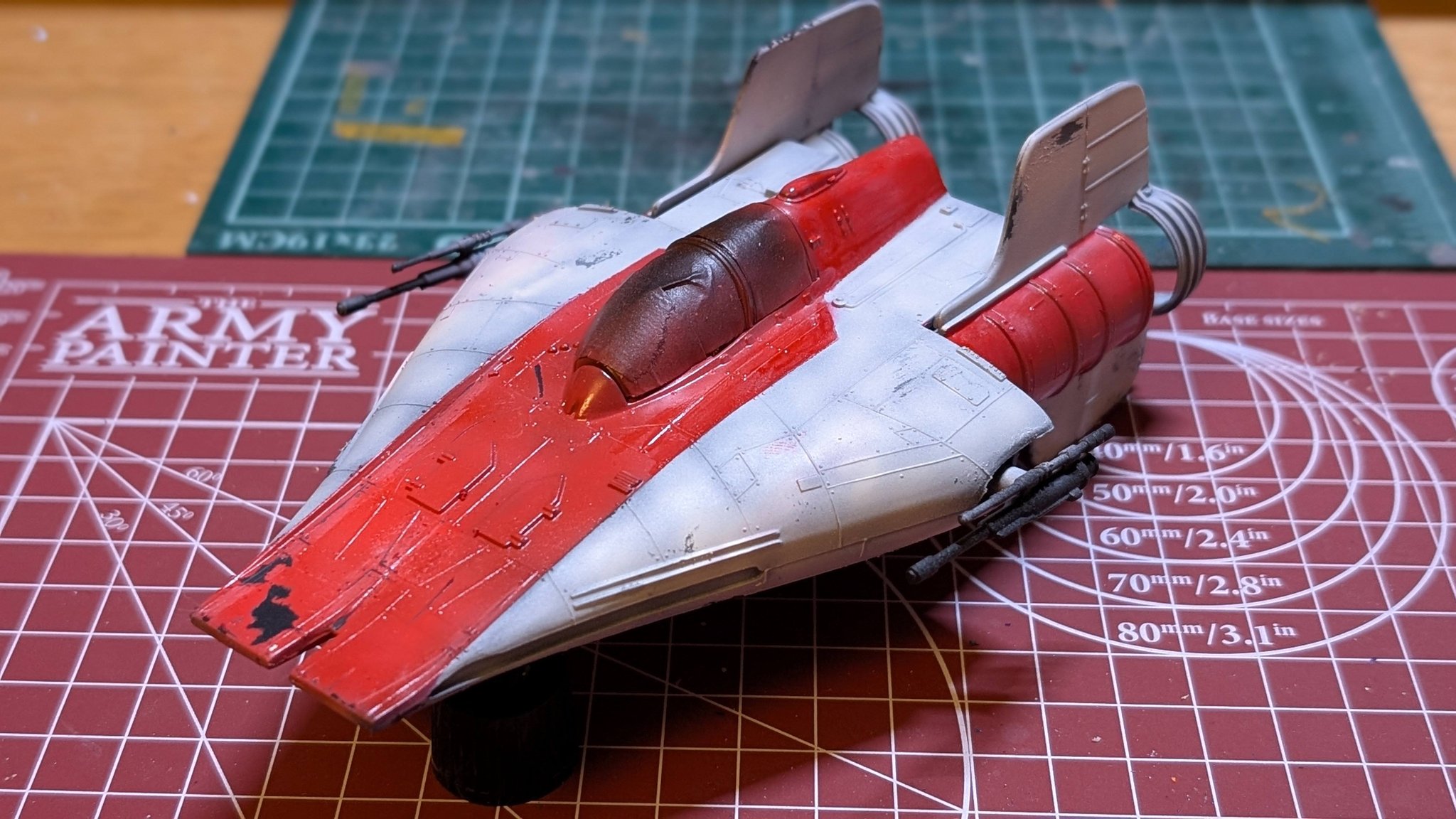A-wing interceptor model kit from Star Wars
