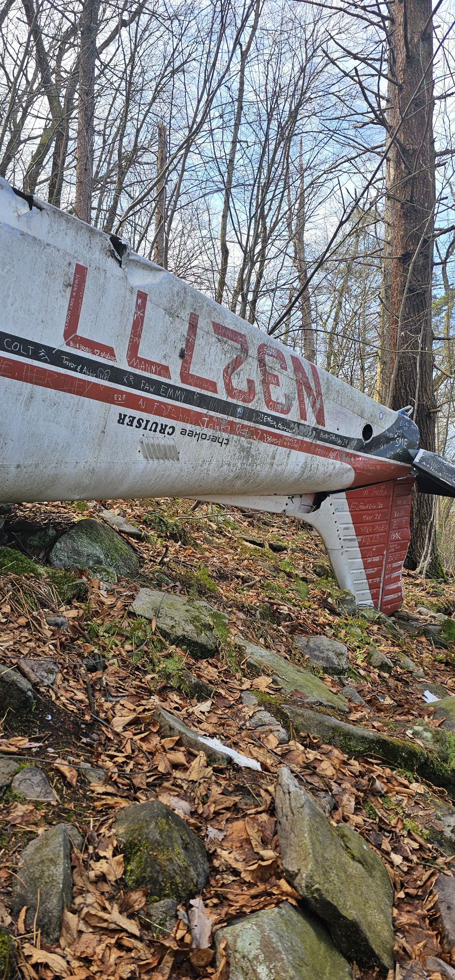 Returned to the N32777 Crash Site today. Clinton County
