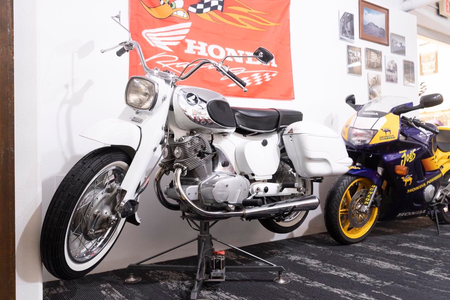 1960 Honda C72 Dream motorcycle at Motorcyclepedia Museum