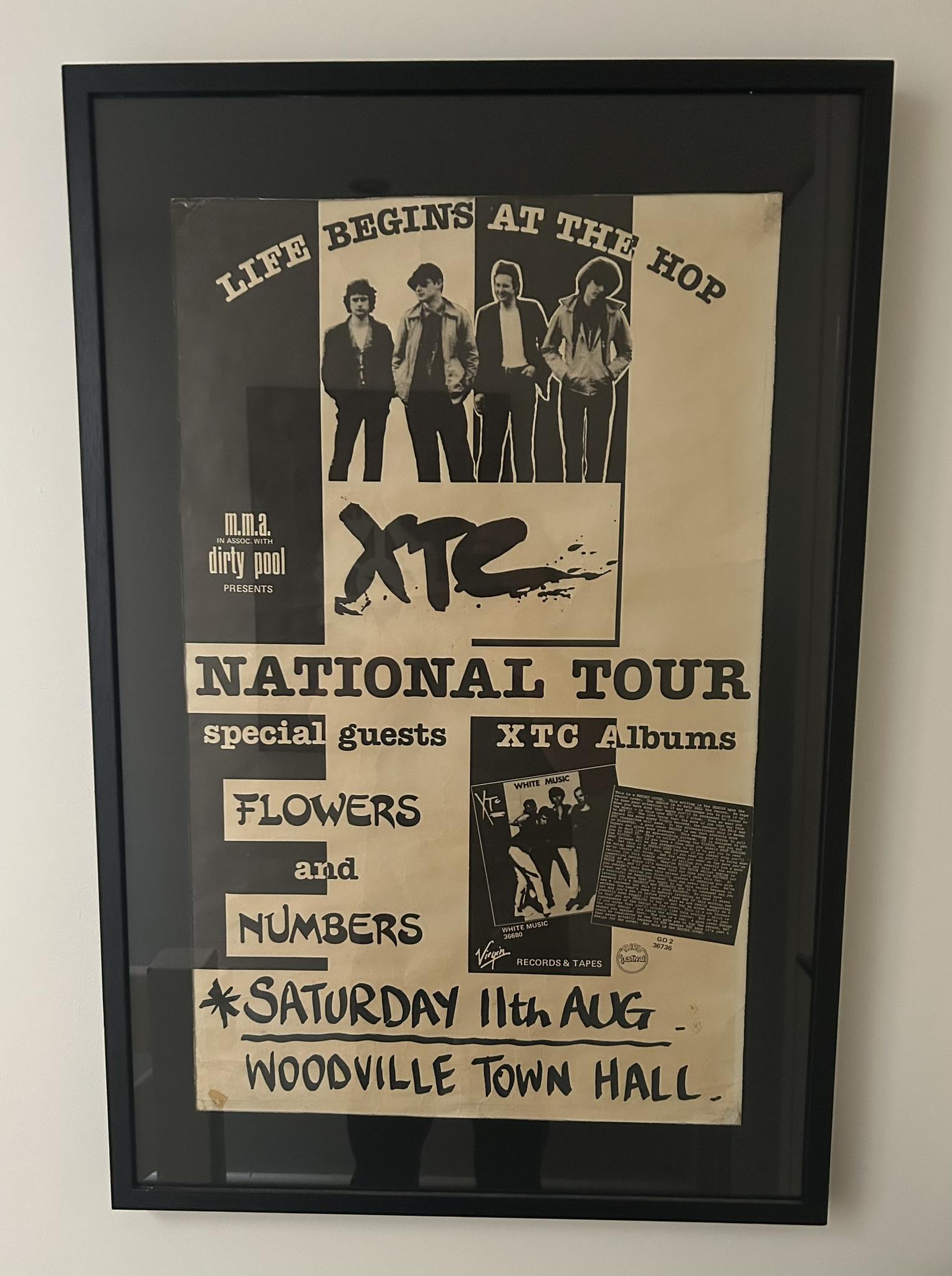 XTC 1979 JAPAN TOUR パンフレット XTC's 1979 Japan Tour photo by Steven Warren
