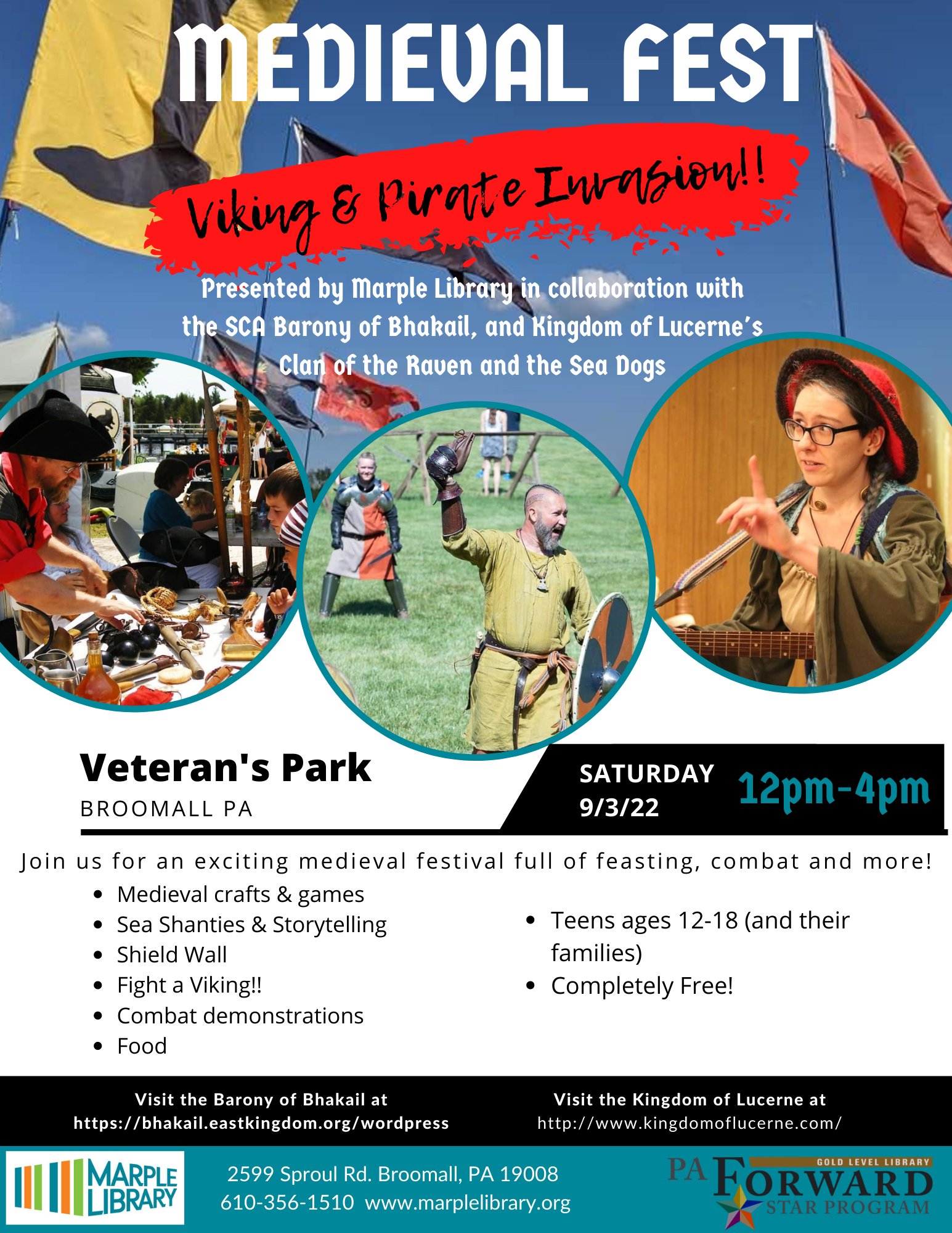 Medieval Festival: The Viking &... - Marple Public Library | Facebook