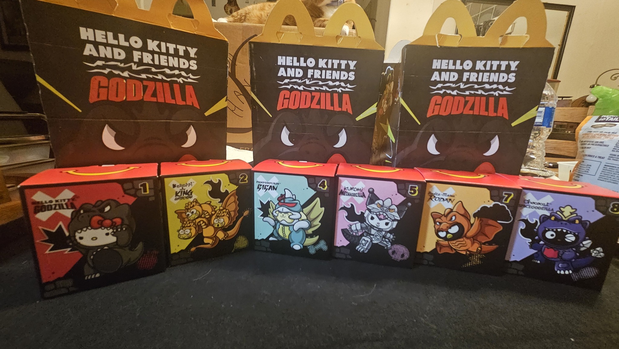 Godzilla Happy Meal collector seeks Mothra and specific figures