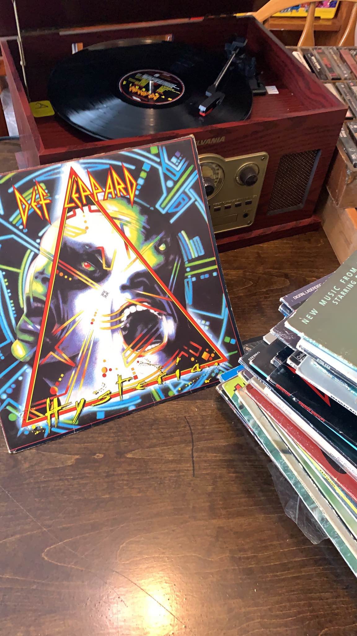 Def Leppard 1980s carnival glass prize for sale at Strictly