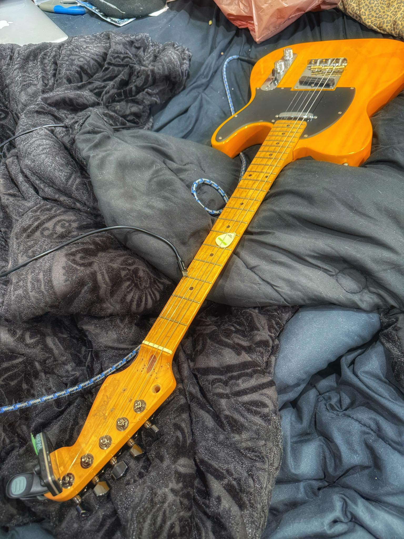 美品 Squier Telecaster Custom WRHB Duncan Squire Partscaster converted to Nashville Tele with Duncan humbuckers