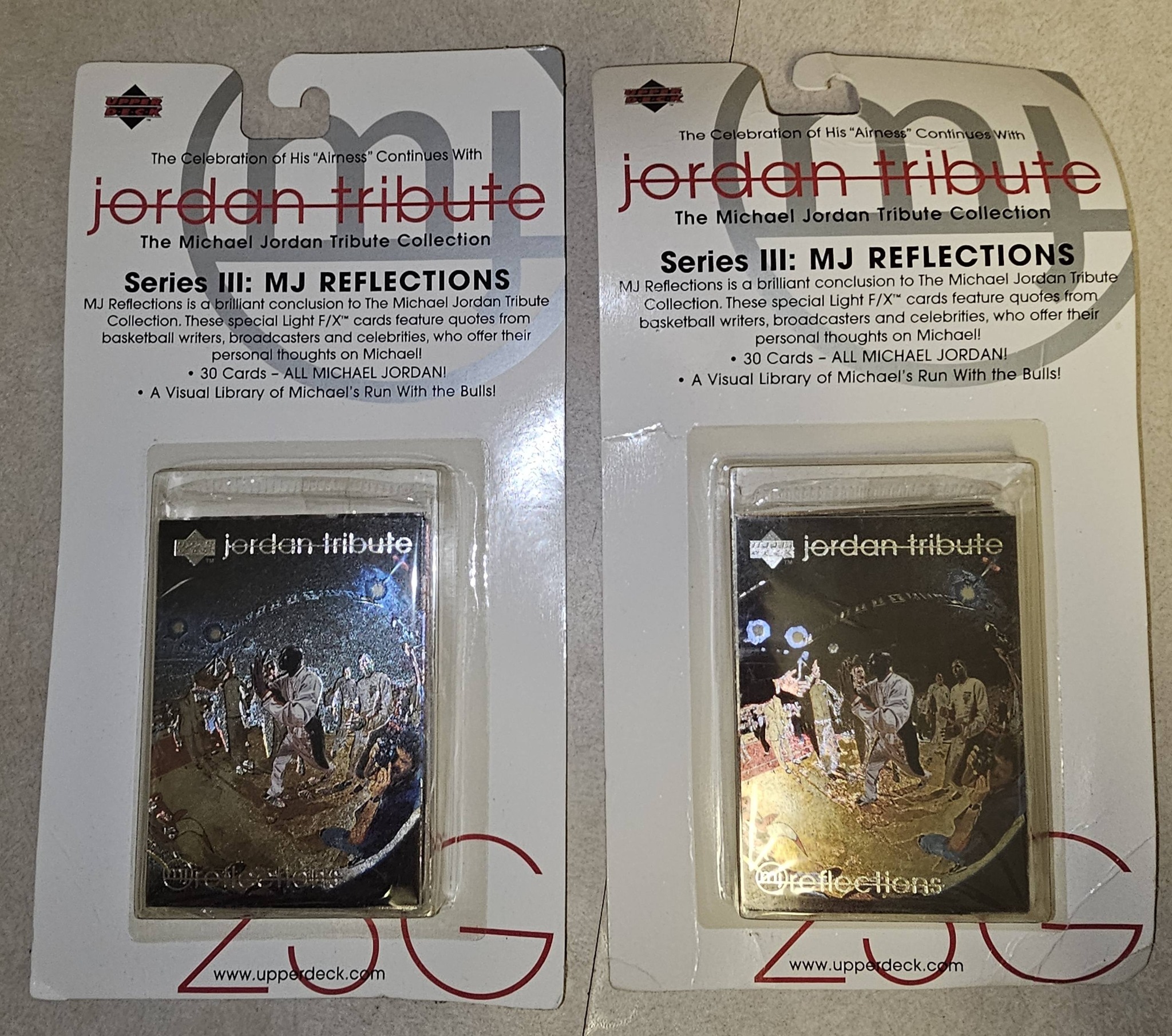 Upper Deck MJ Series III Reflections set details?