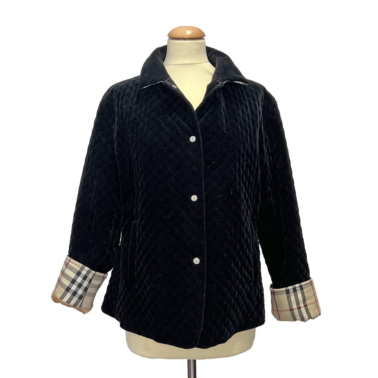 Burberry Velour Burberry 101 Jacket Burberry Childrens Check Nylon 