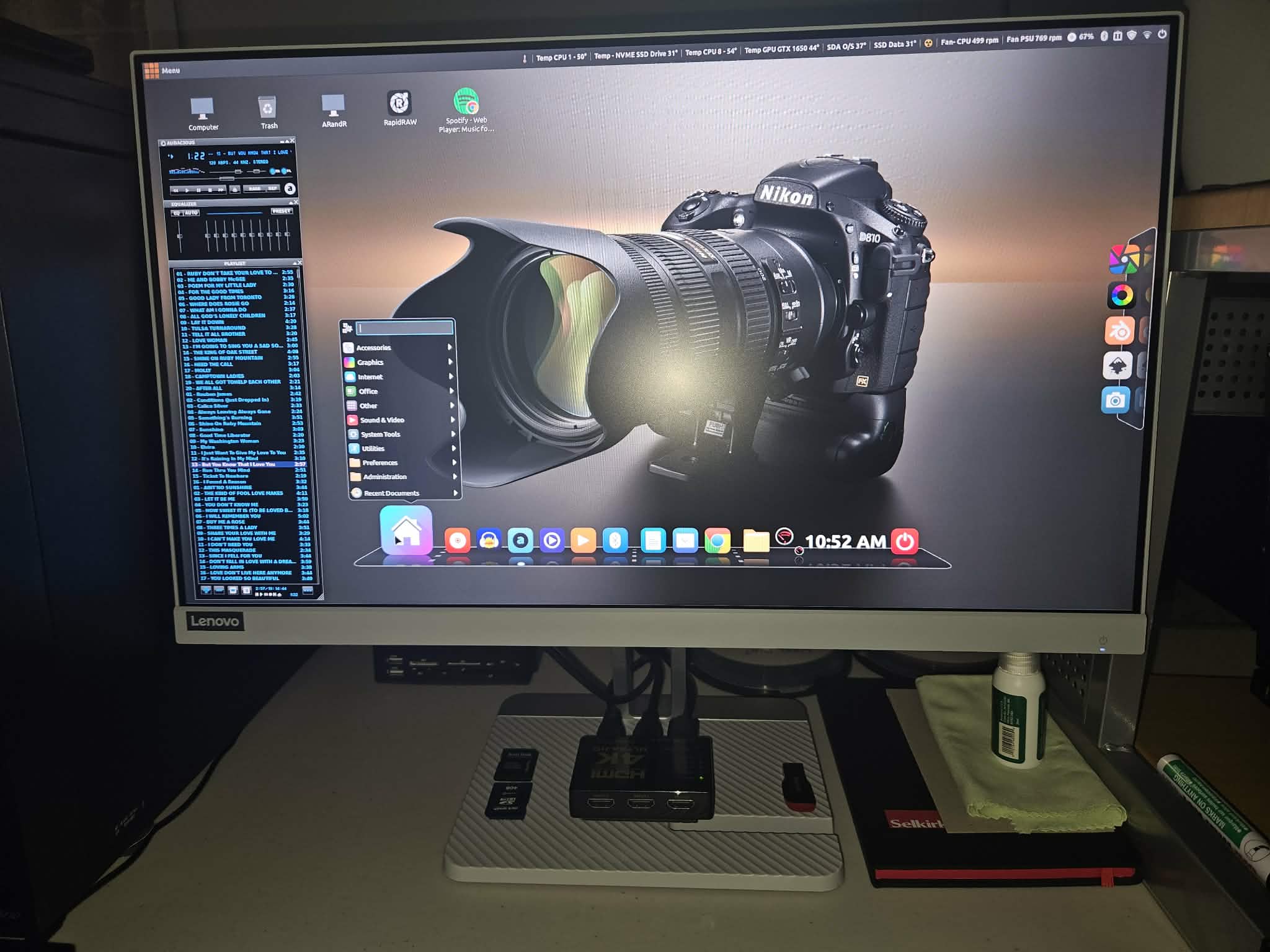 Upgraded MacPro with Linux Mint