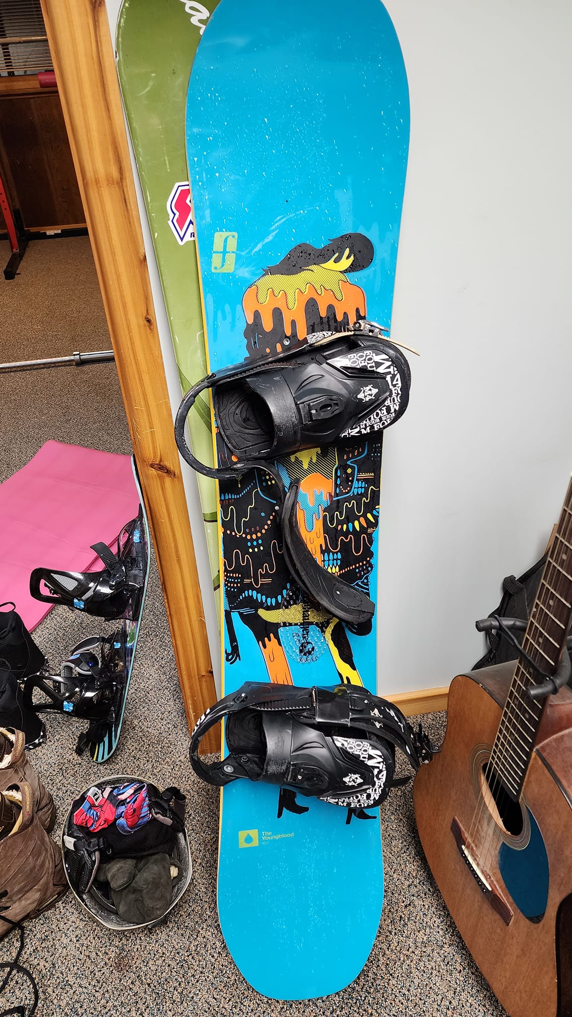 What's the value of a vintage Forum Peter Line 154 snowboard?
