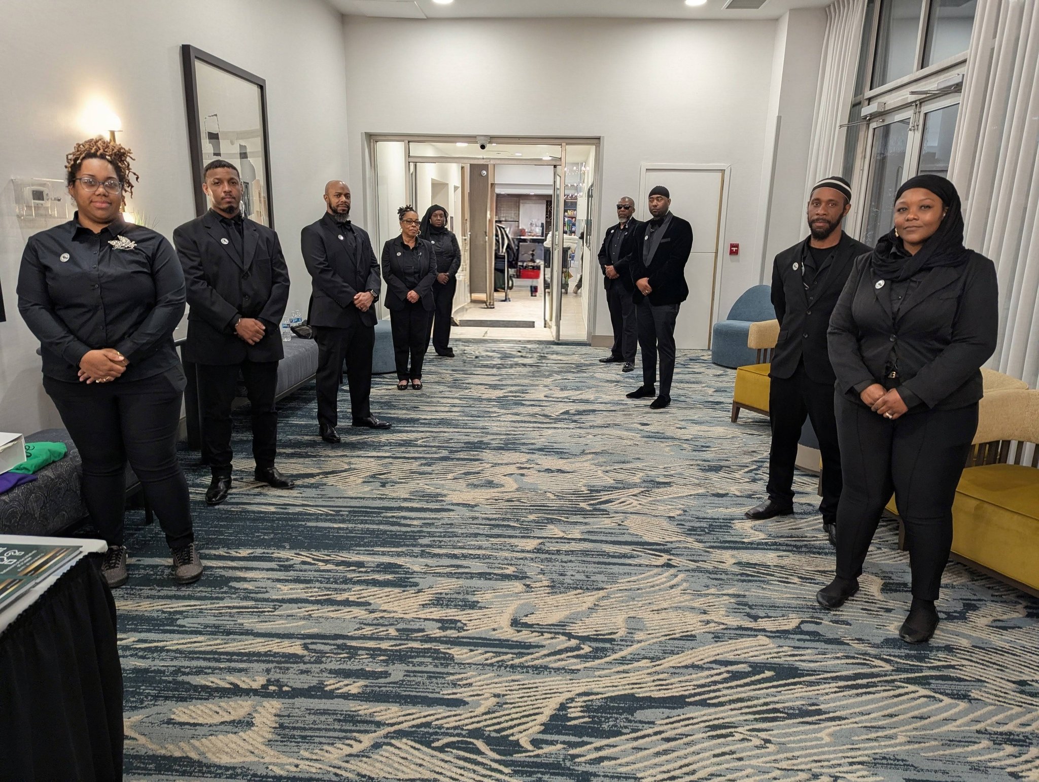 Black Panther party serves at banquet