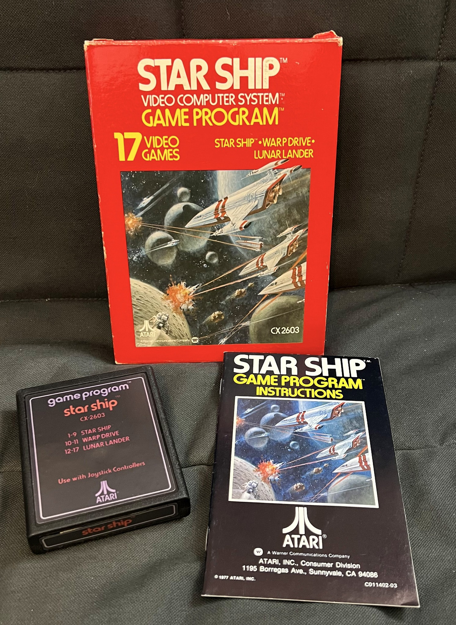 Atari 2600 game Star Ship from 1977