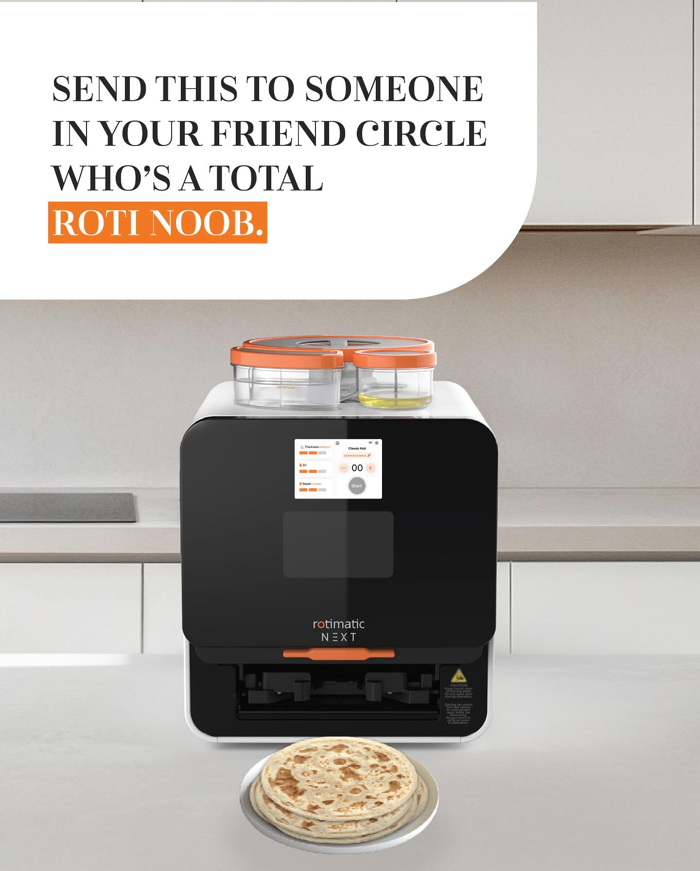Rotimatic - Making rotis from scratch can be a challenge, but with ...