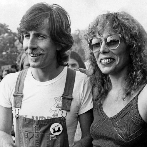 Graham Nash, Jackson Browne and Joni Mitchell performing at the No