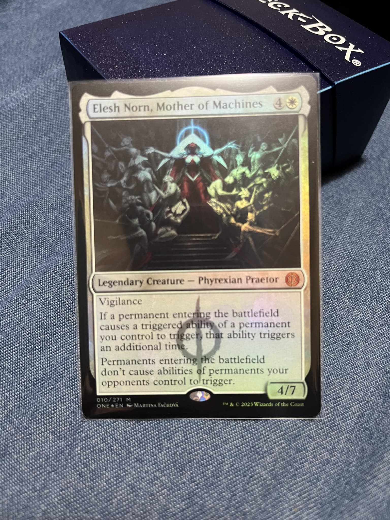 Lucky Magic: The Gathering set booster with foil Elesh Norn