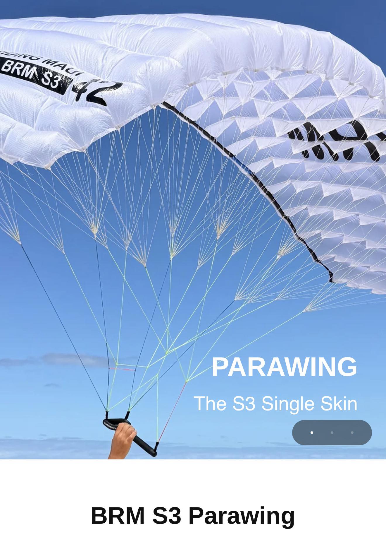 New parawing foil design from BRM S3