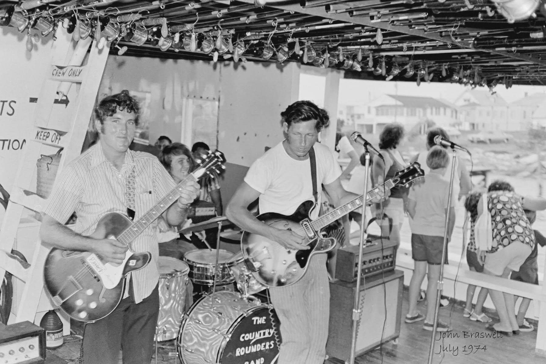A band somewhere in Carolina Beach in the 70