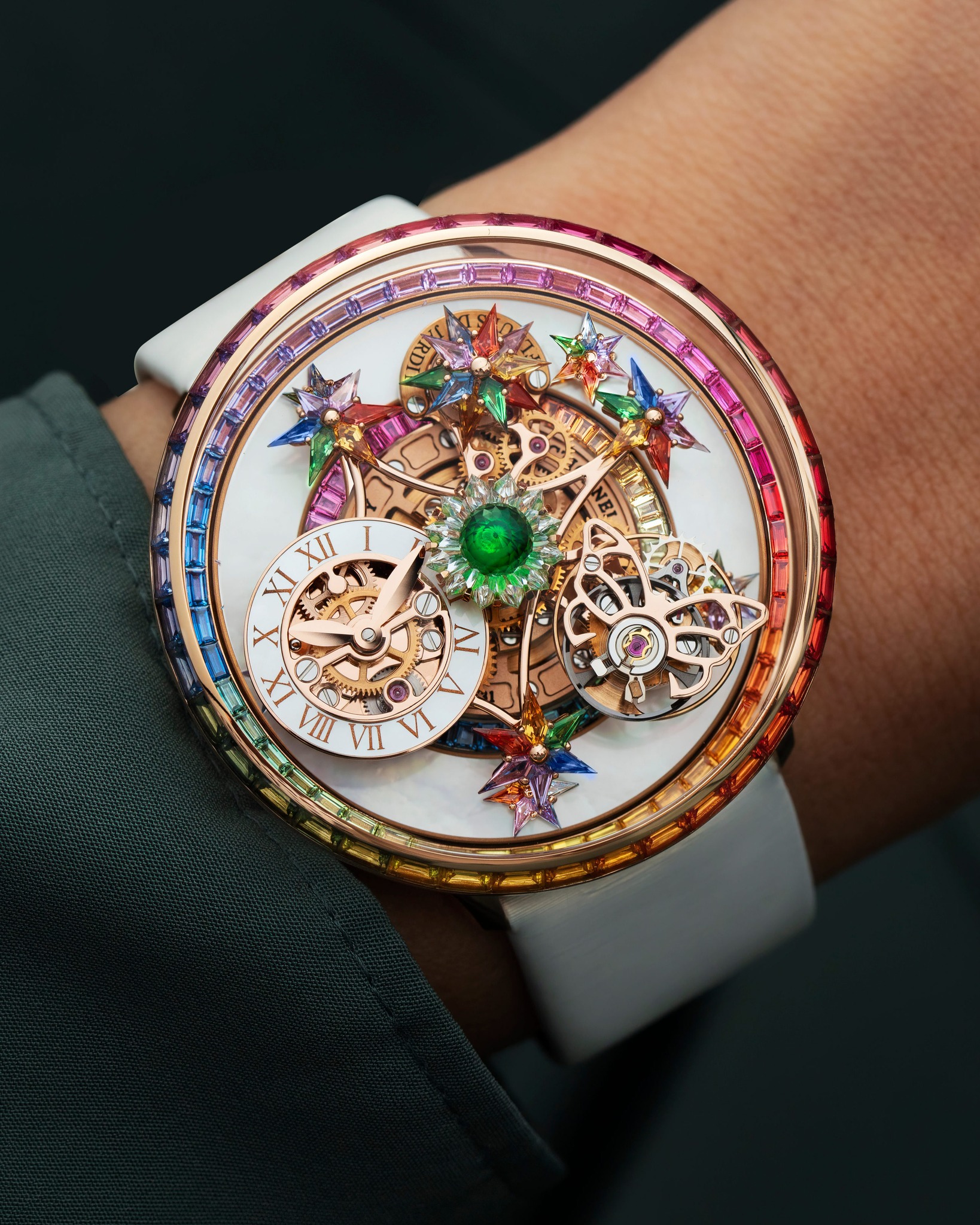 A unique flower. Floral timepieces are a classic of watchmaking 