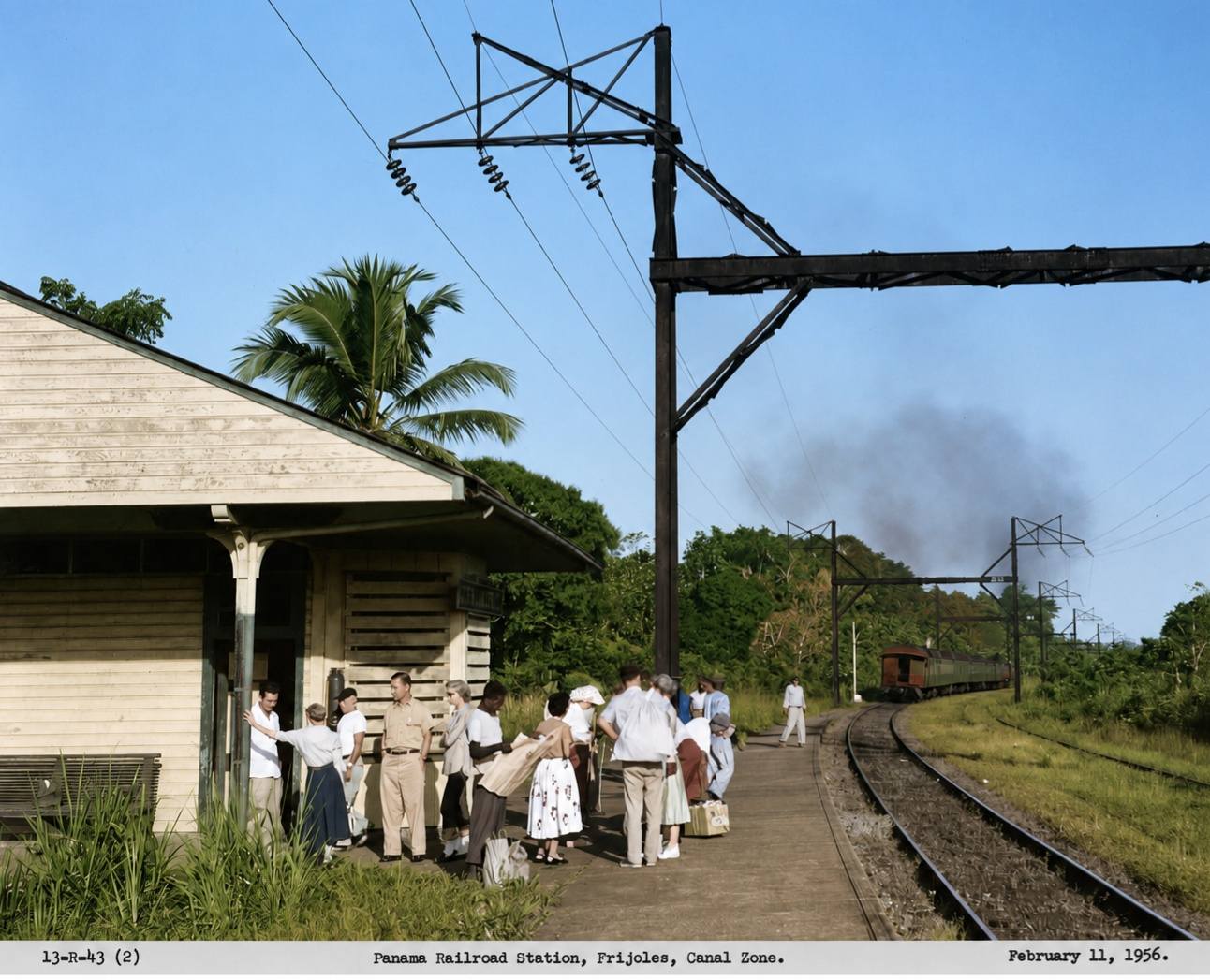 The Panama Railroad Company. Estación de Ferrocarril, Gamboa, Zona