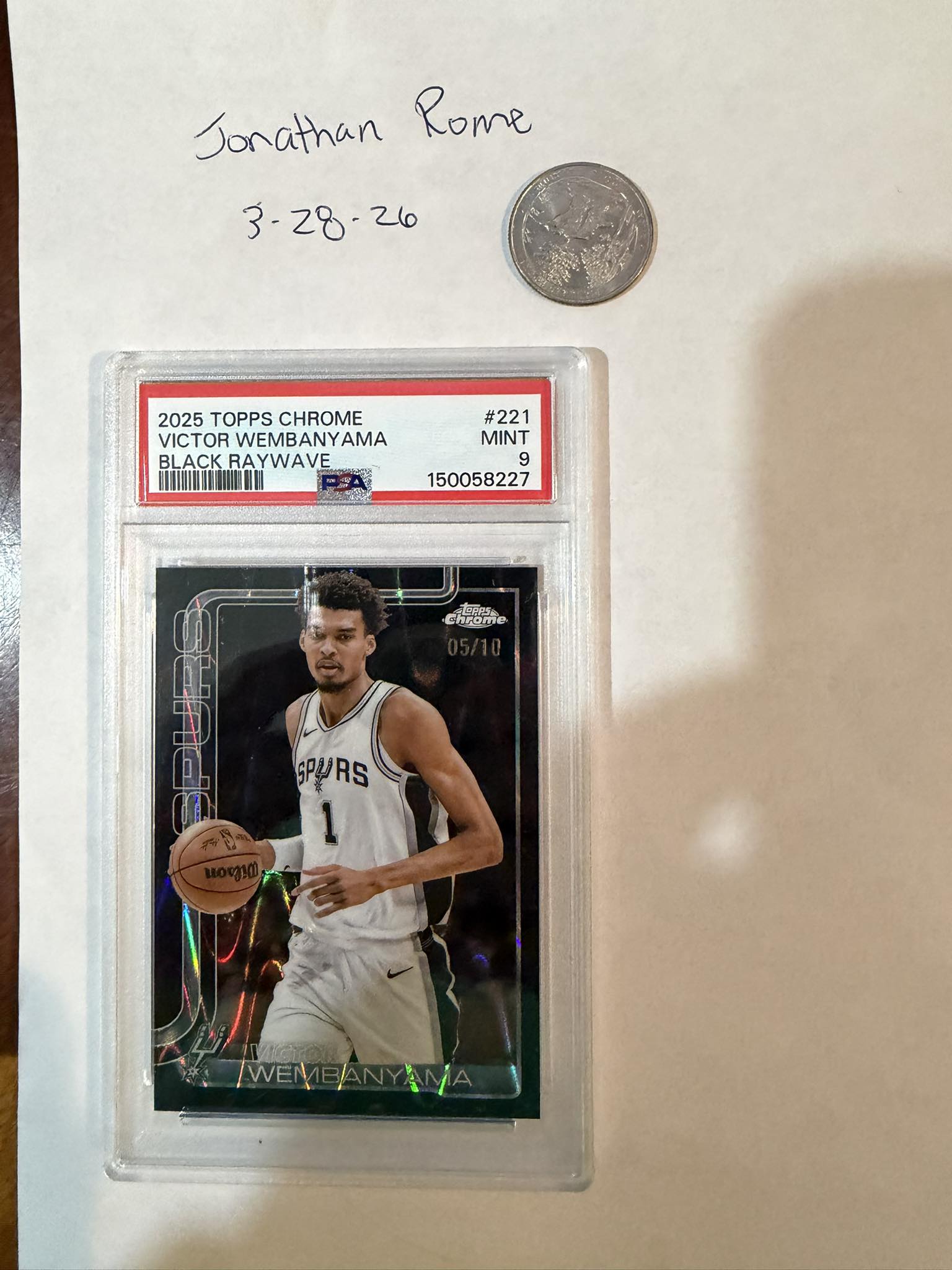 What is a fair price for a psa 9 victor wembanyama card?