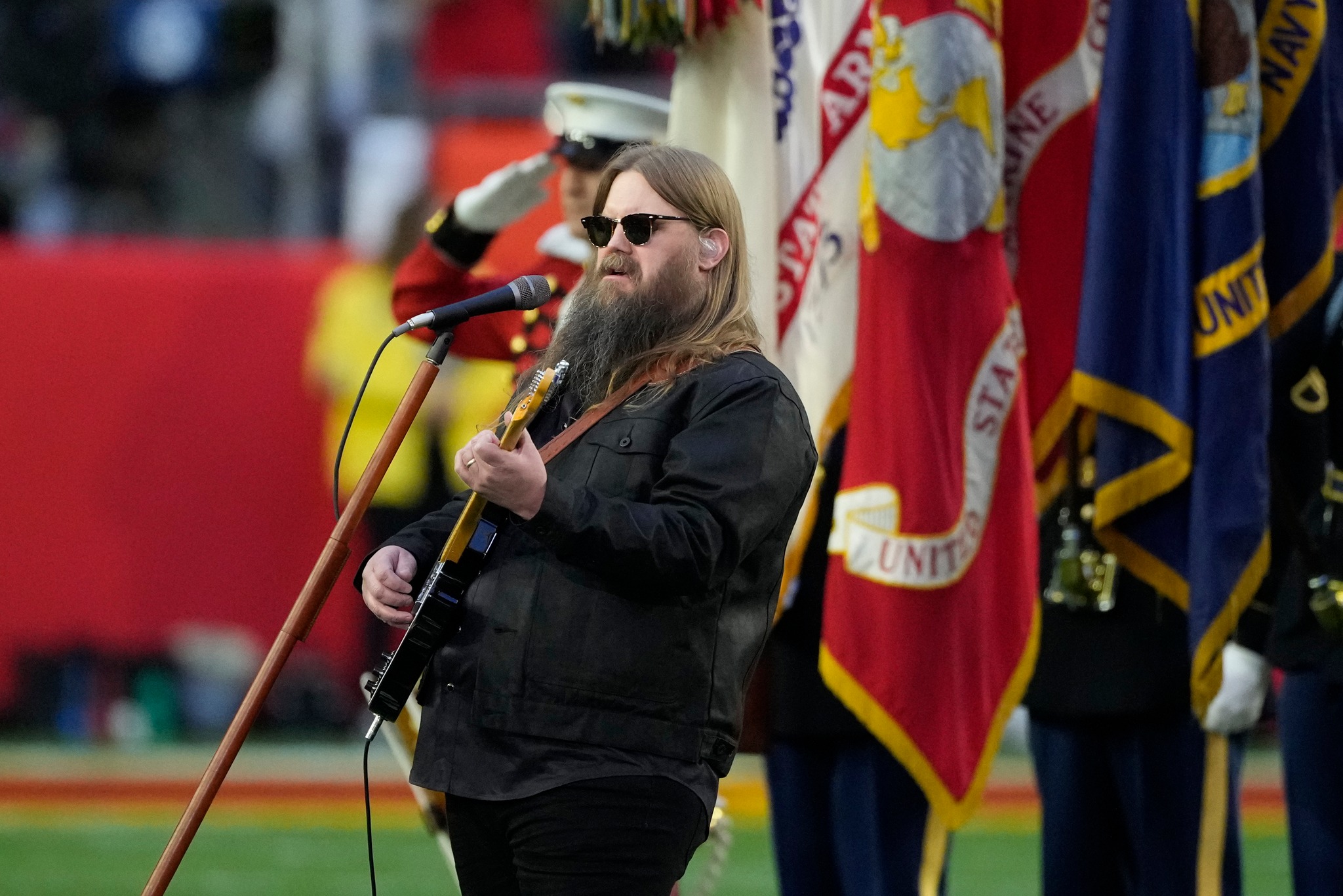 TV6 & FOX UP - Country star Chris Stapleton made the national anthem a ...
