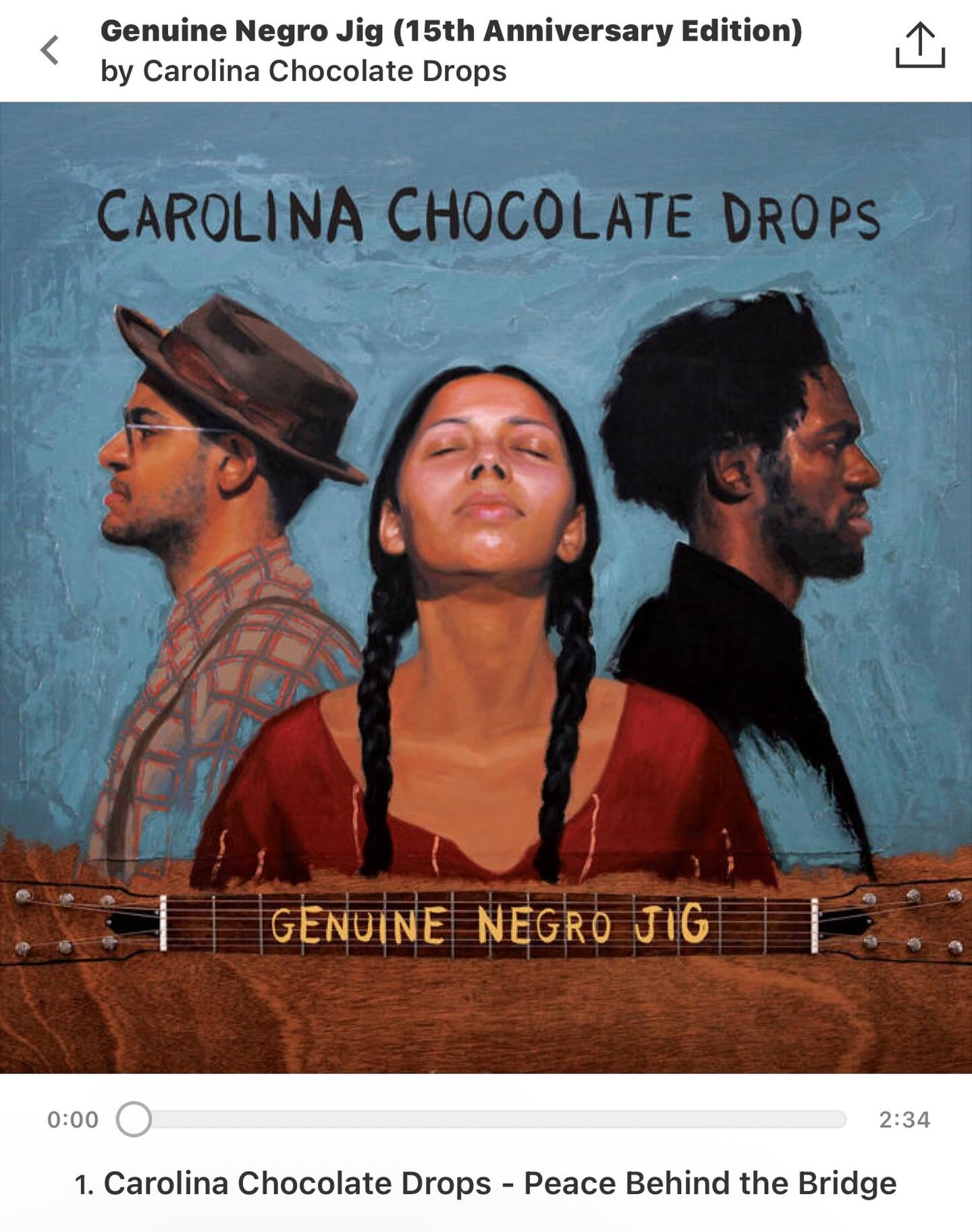 Carolina Chocolate Drops genuine negro jig 15th anniversary reissue