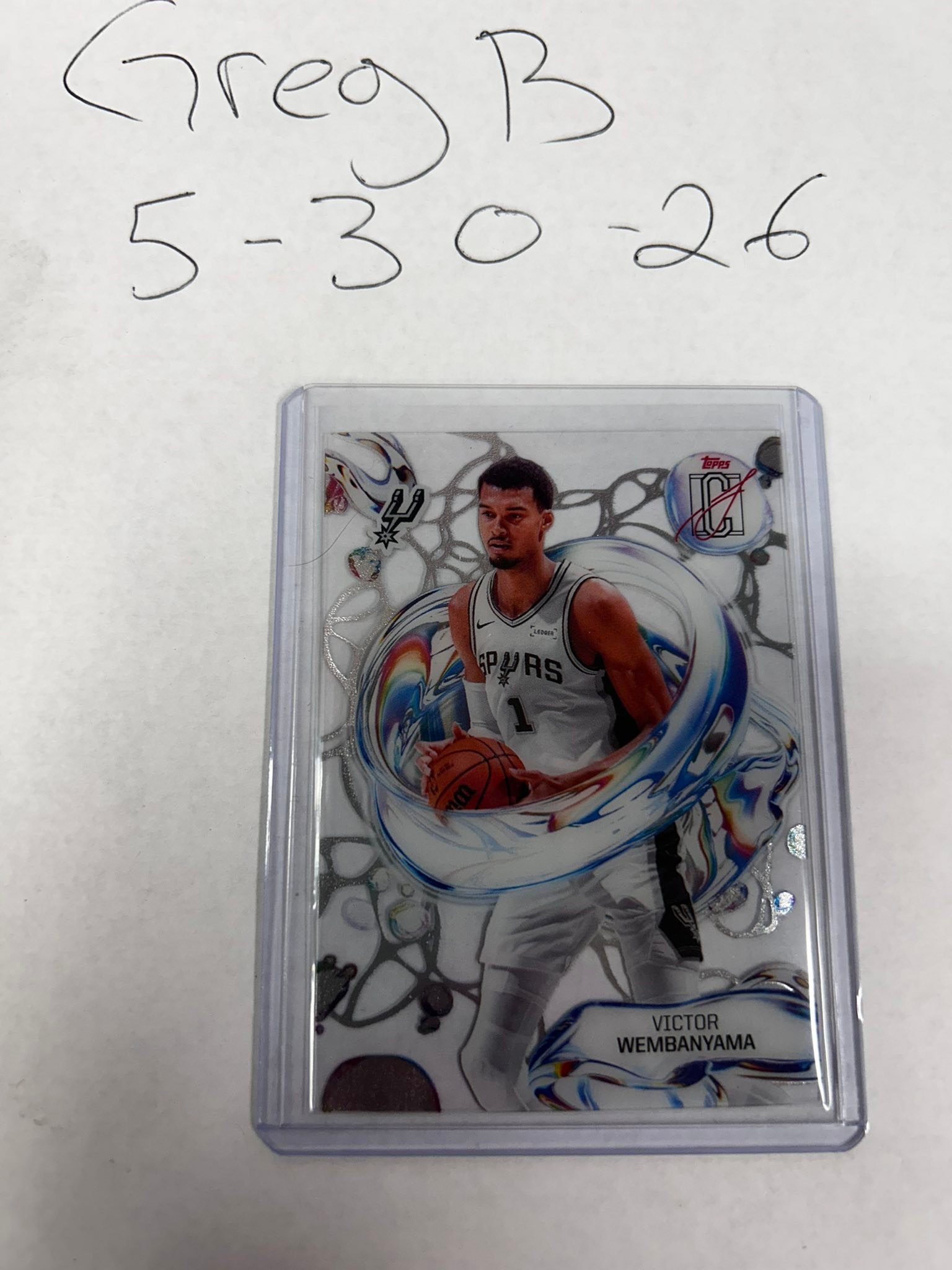 2026 Topps signature class case hit SSP Victor Wembanyama