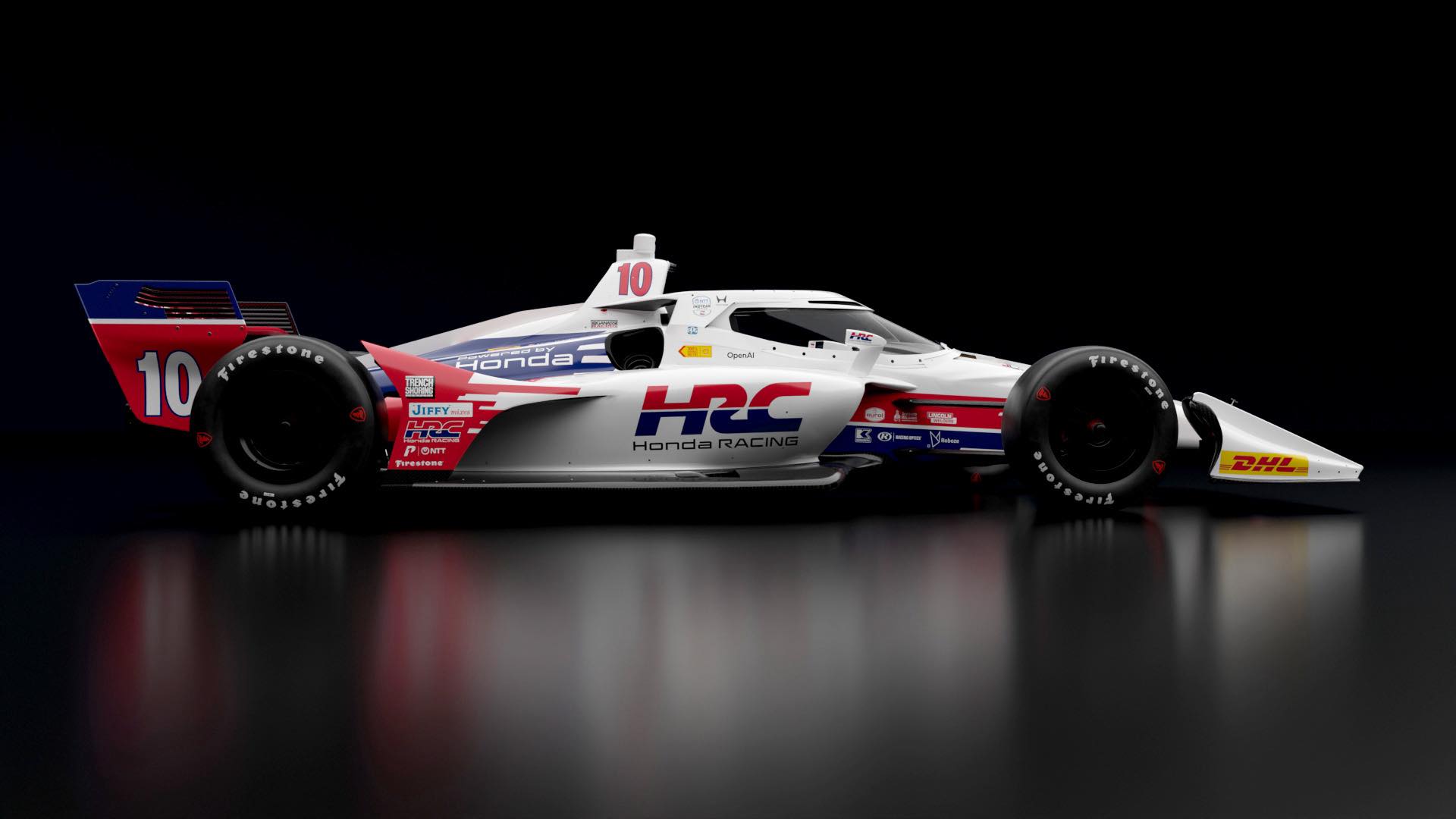 Honda runs HRC livery on car for Detroit Grand Prix