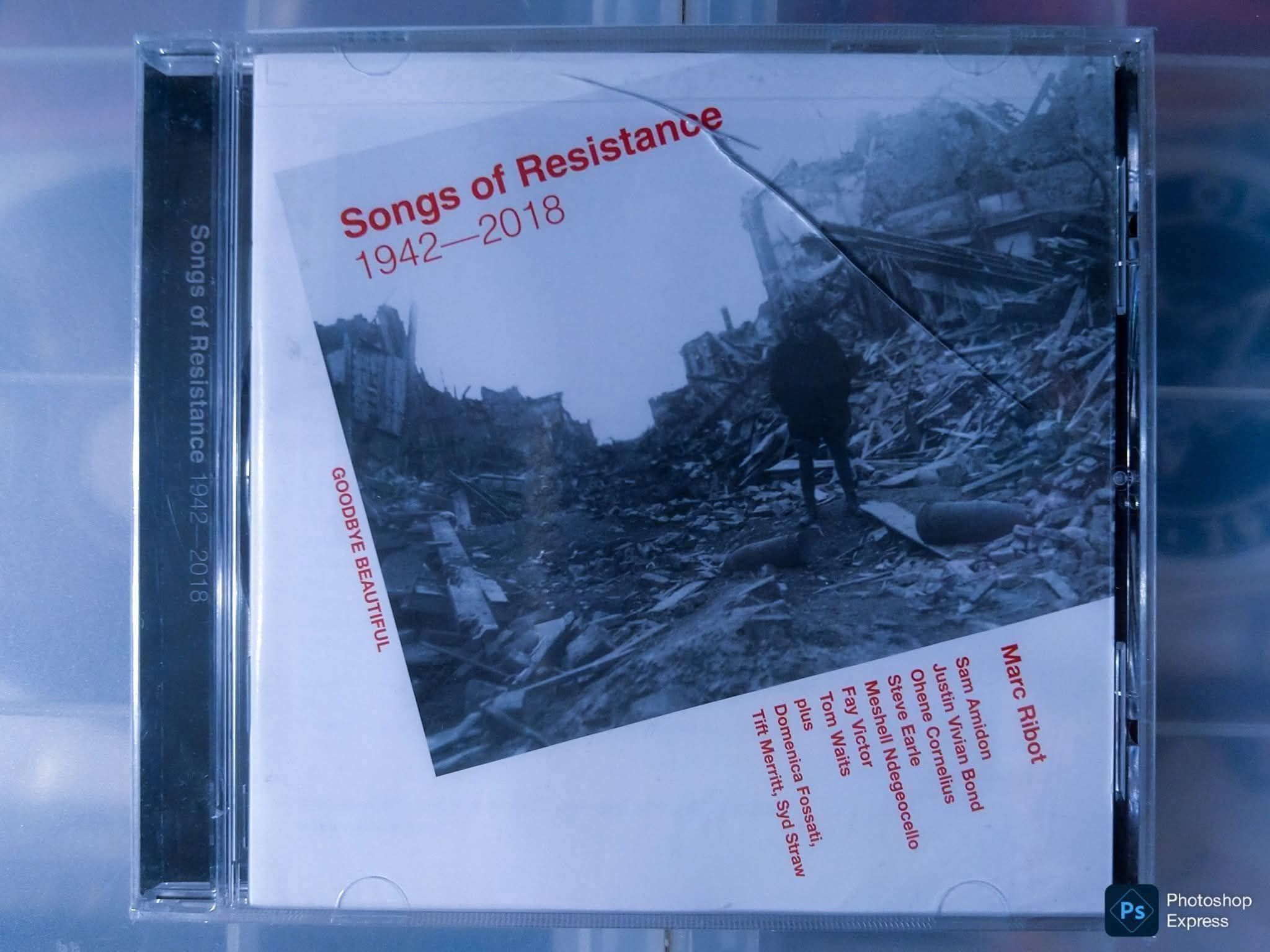 Songs of resistance cd for sale