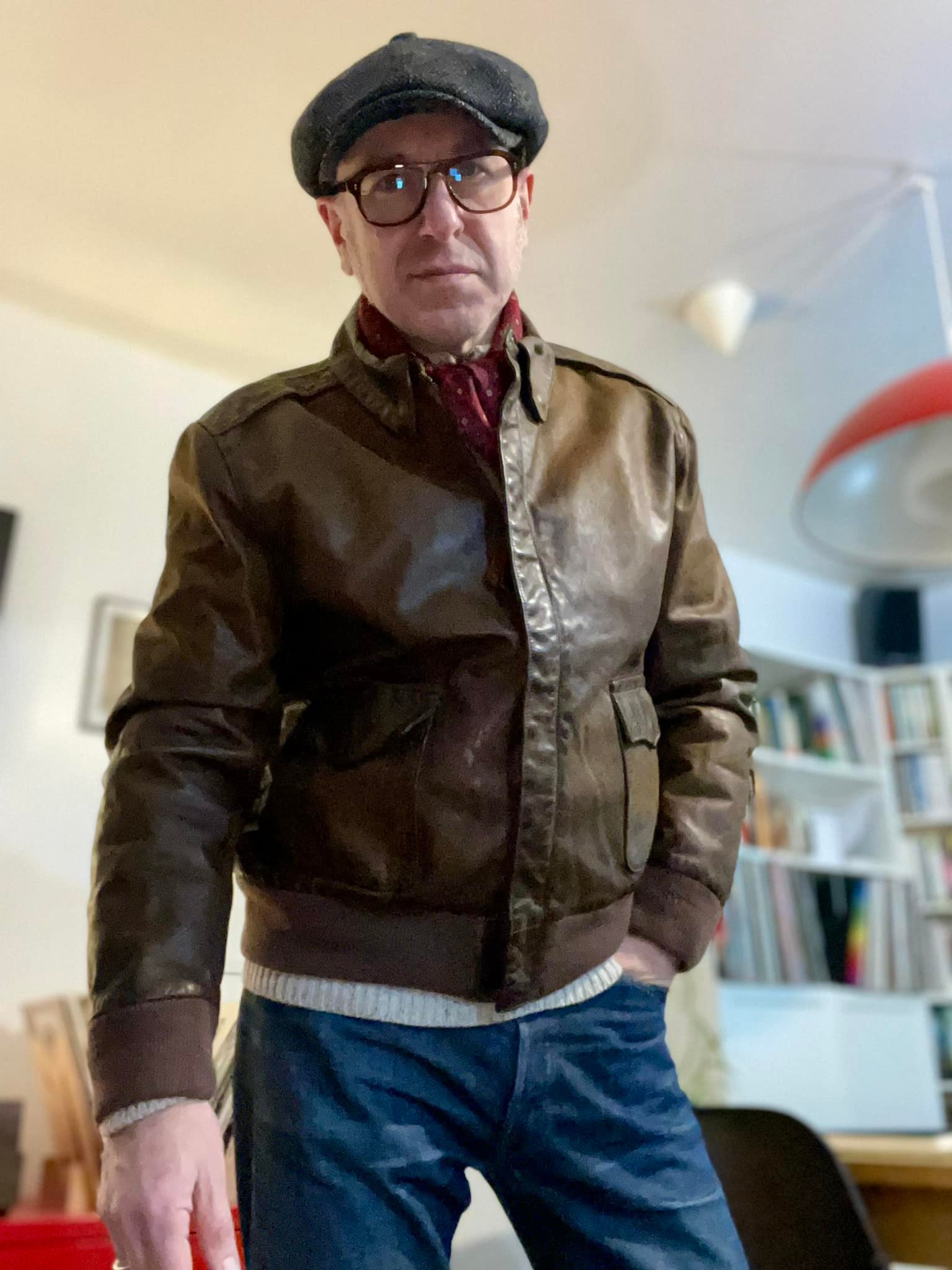 Ralph Lauren type A-2 flying jacket for sale