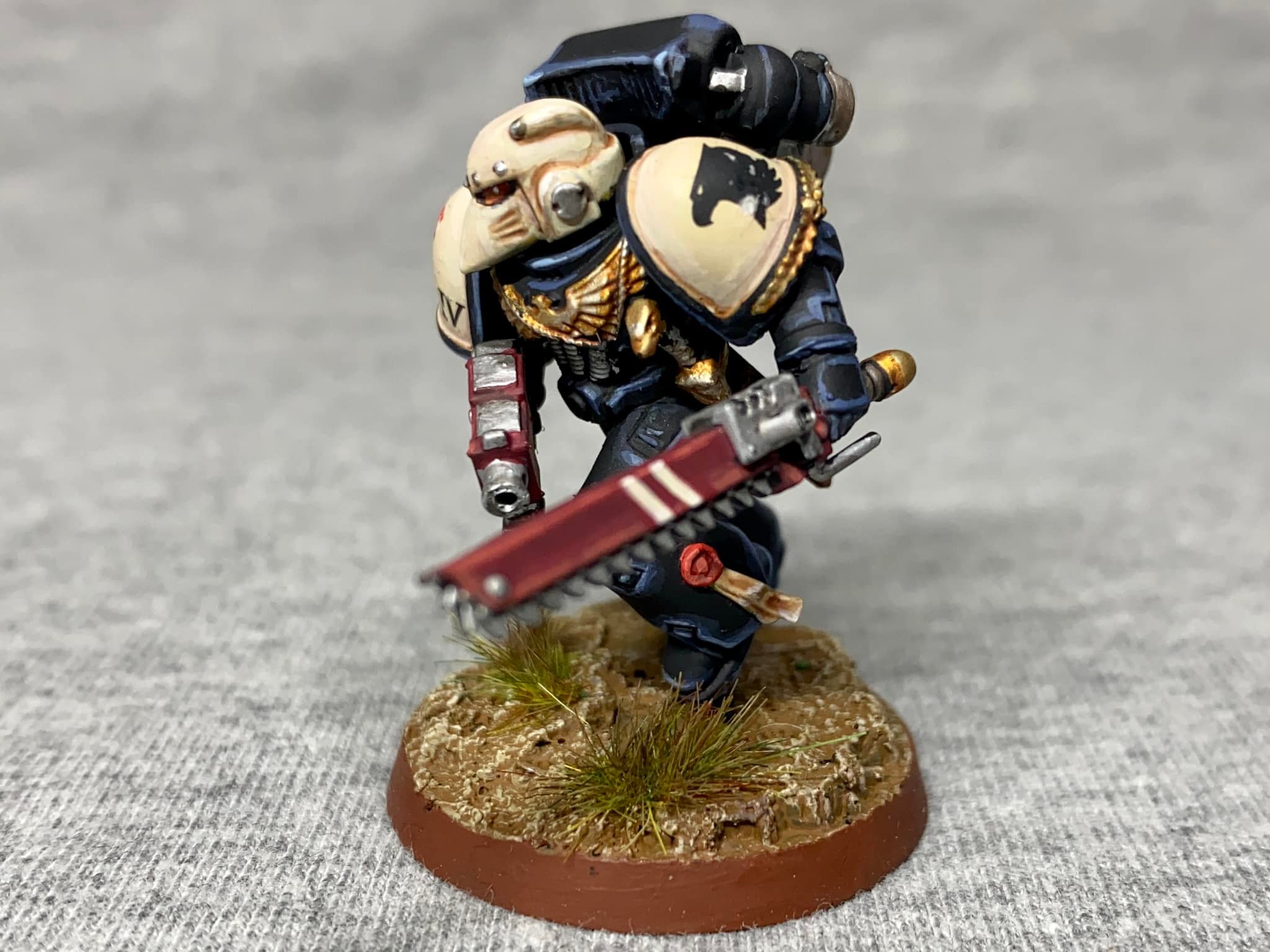 40k metal mini putting backpack Amazon.com | Starforged Warhammer Space Marins Astartes Tatical Bike Travel Bag Warhammer Fashion Accessories The new Chaplain with Jump