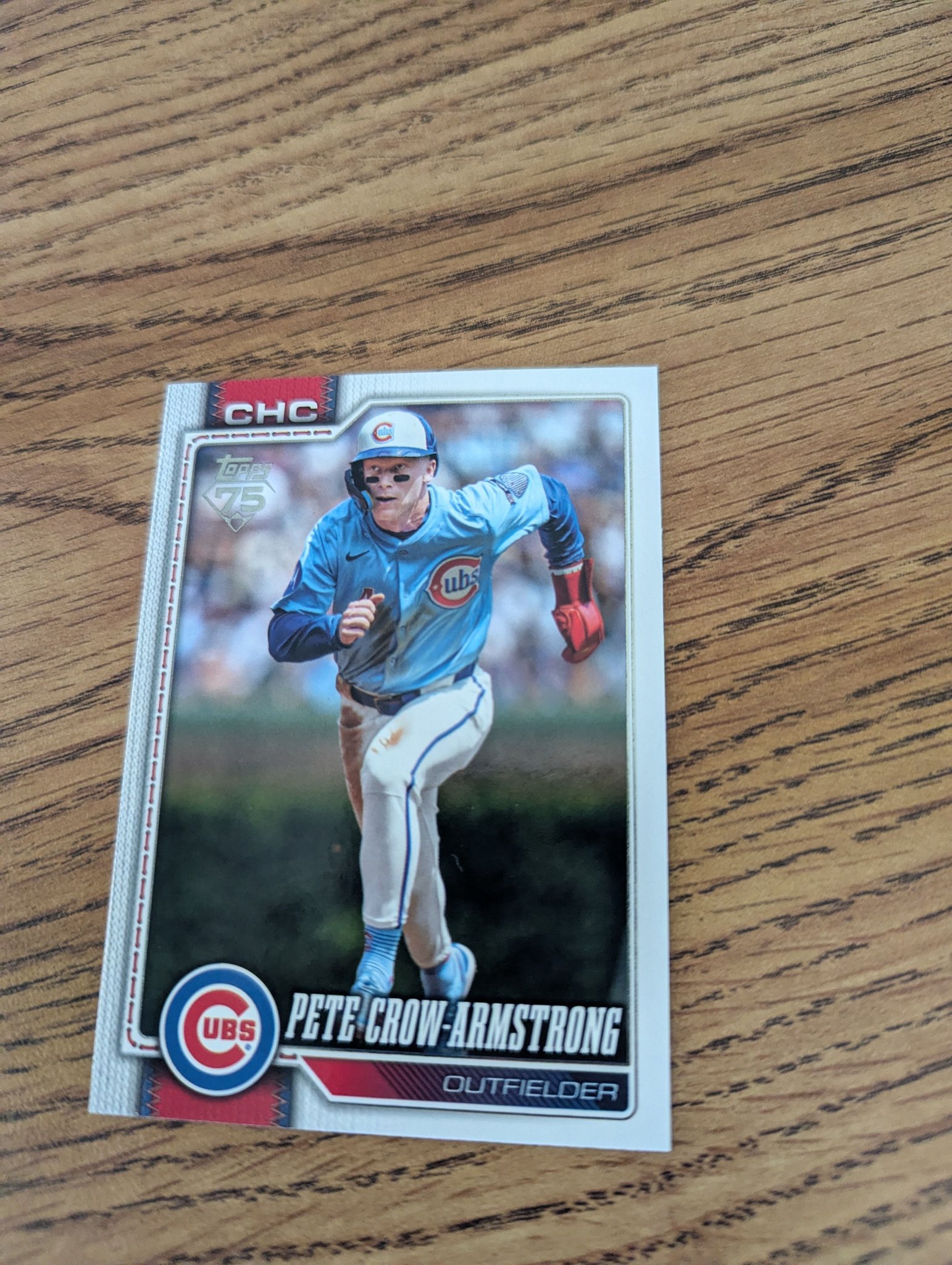 Topps 2024 Pete Crow-Armstrong Chicago Cubs baseball card variations