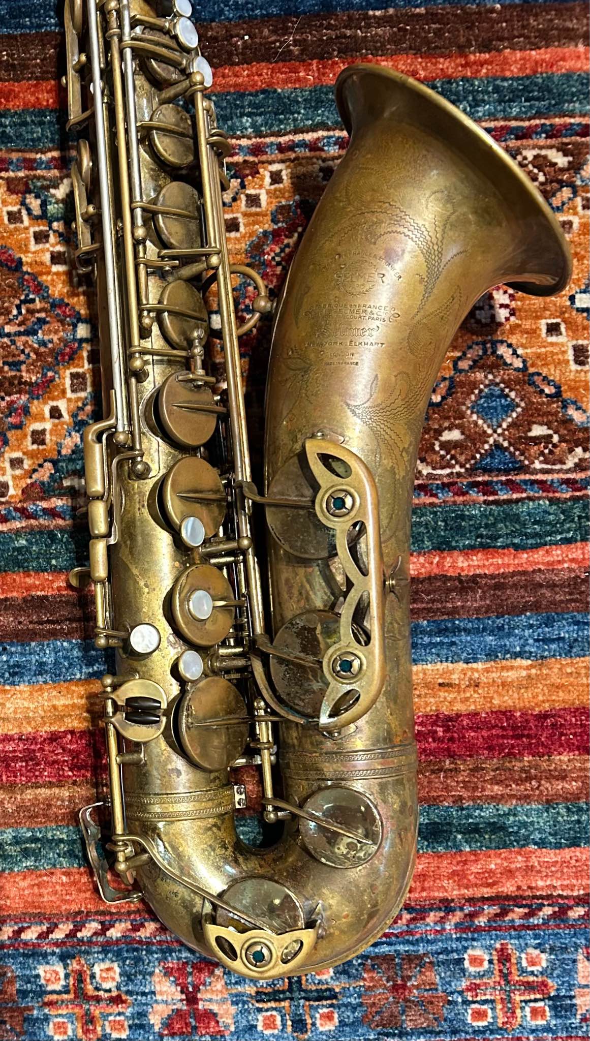 1954 Selmer saxophone literature with SCE logo