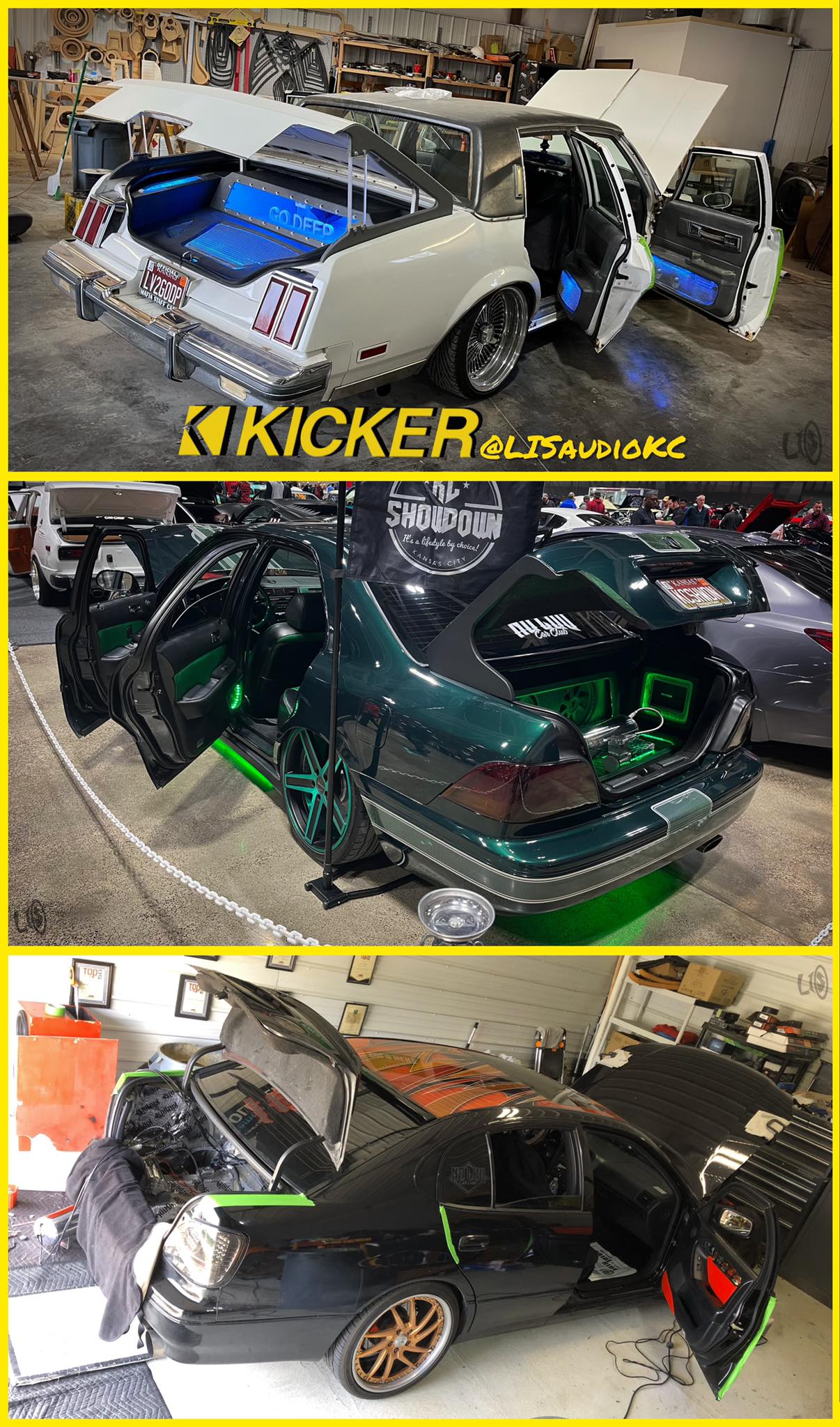 Kicker sponsored car audio builds