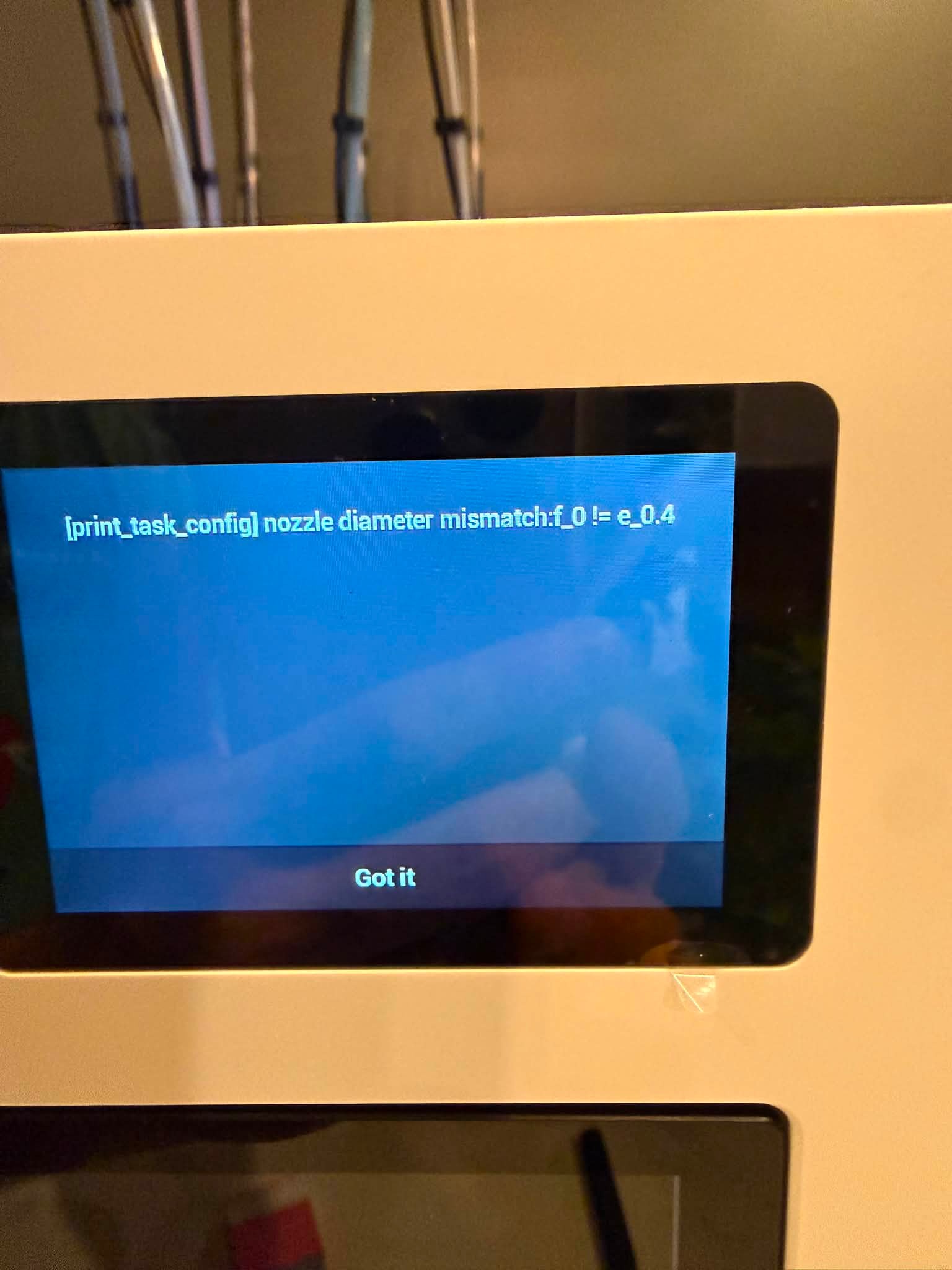 How to resolve Snapmaker U1 error code 0003-0531-0000-0014?